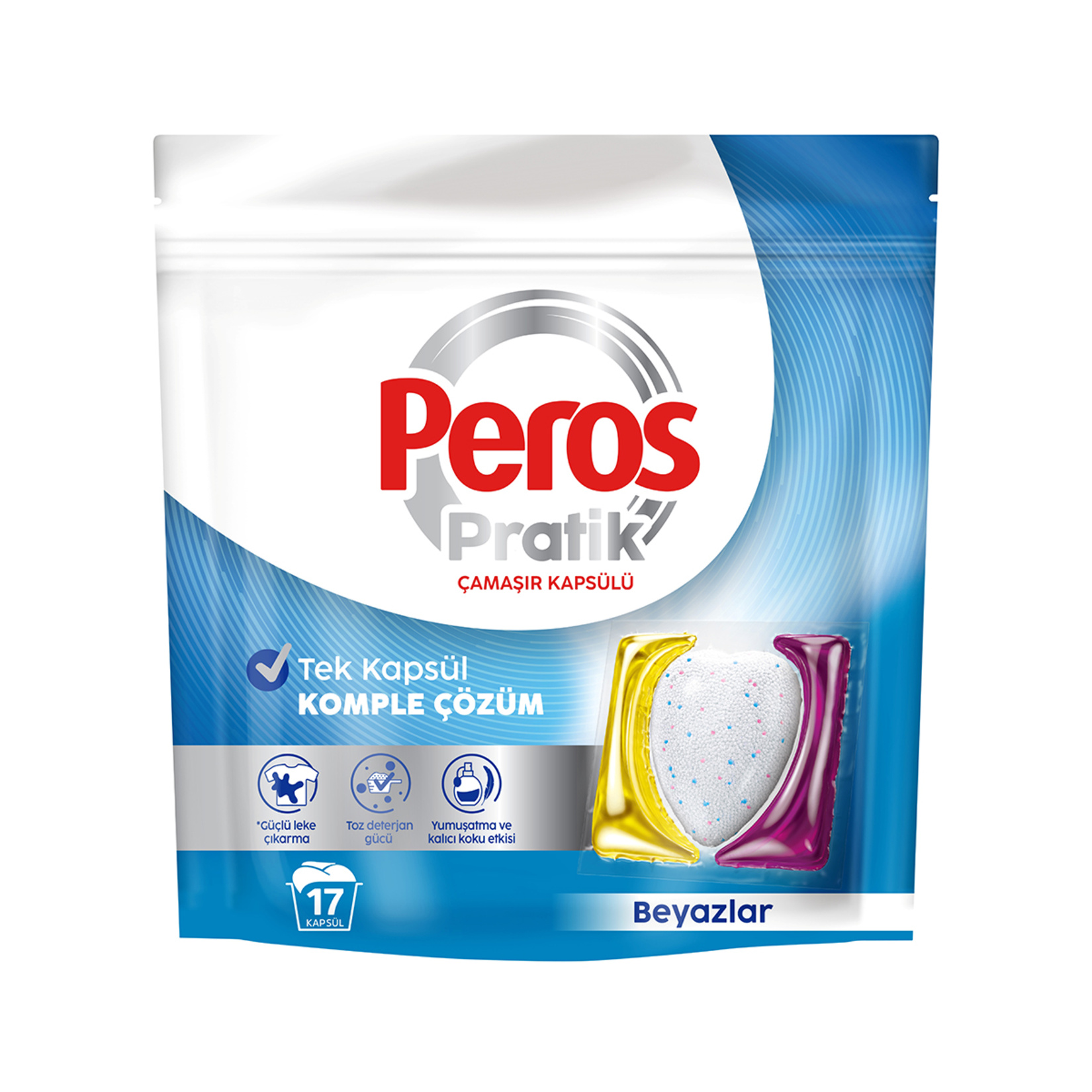 Peros Beyazlar Pratik Çamaşır Kapsülü 17'li 275 G - Görsel 1