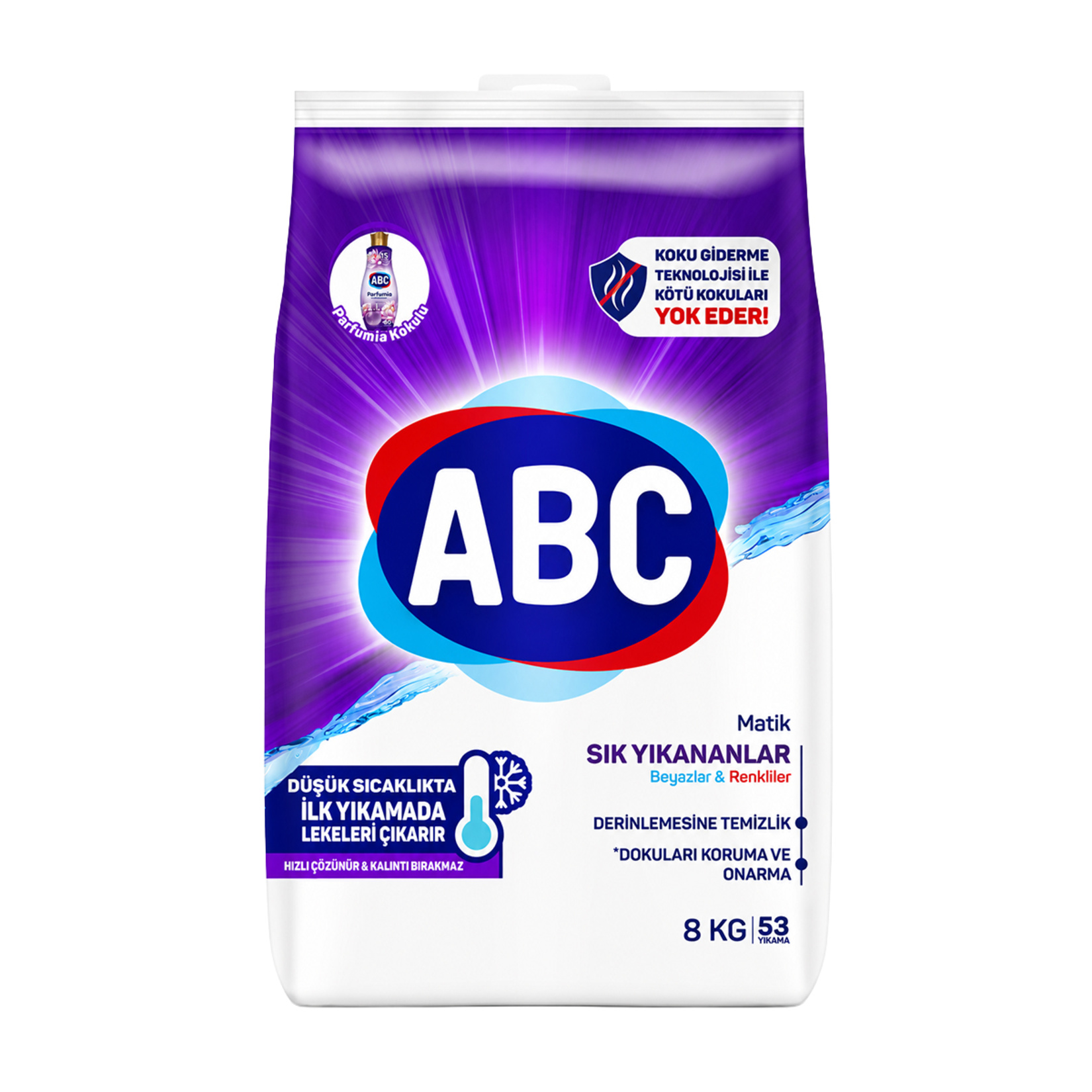 ABC Matik Sık Yıkananlar 8 Kg
