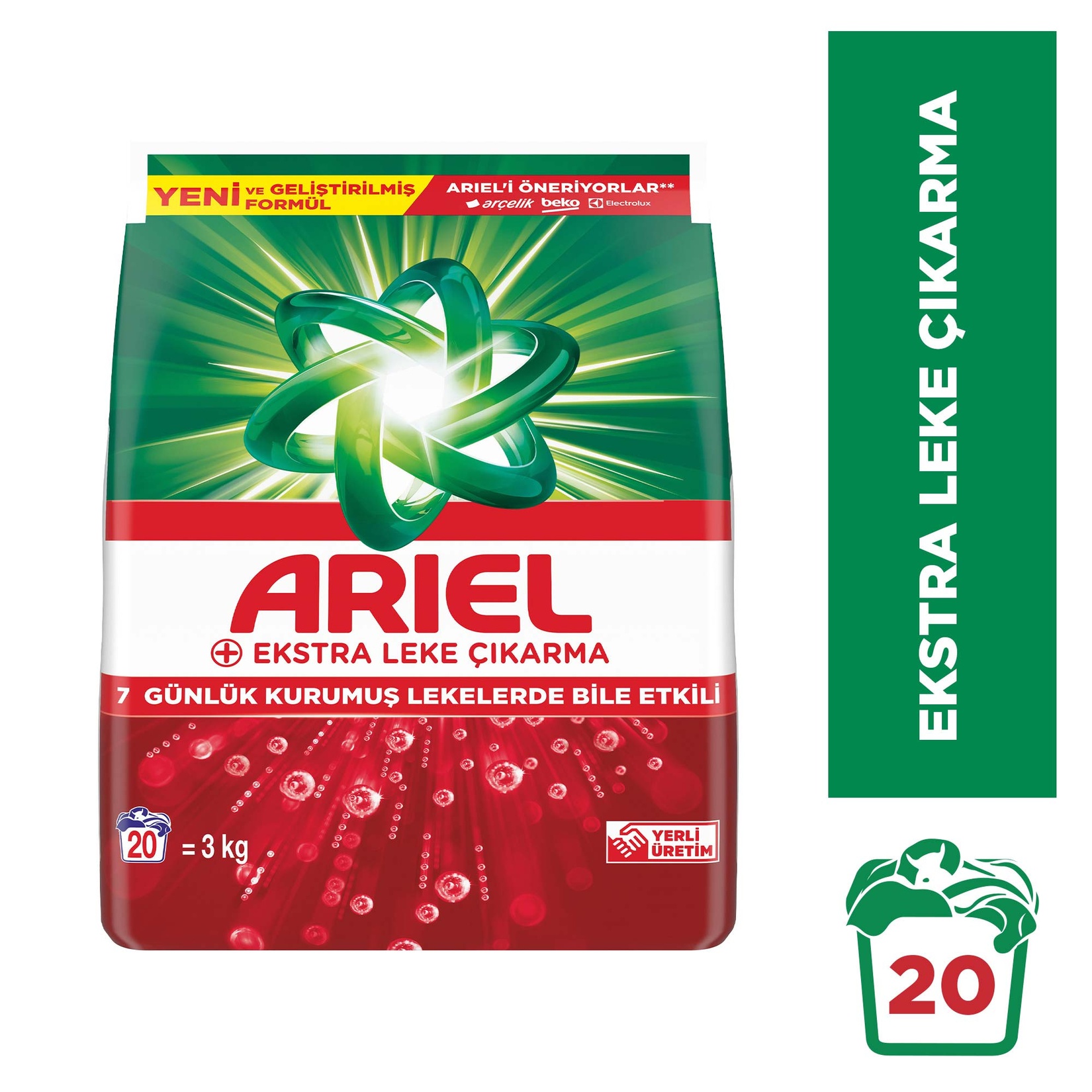 Ariel Oxi Ekstra Hijyen 3Kg 20 Yıkama - Görsel 2