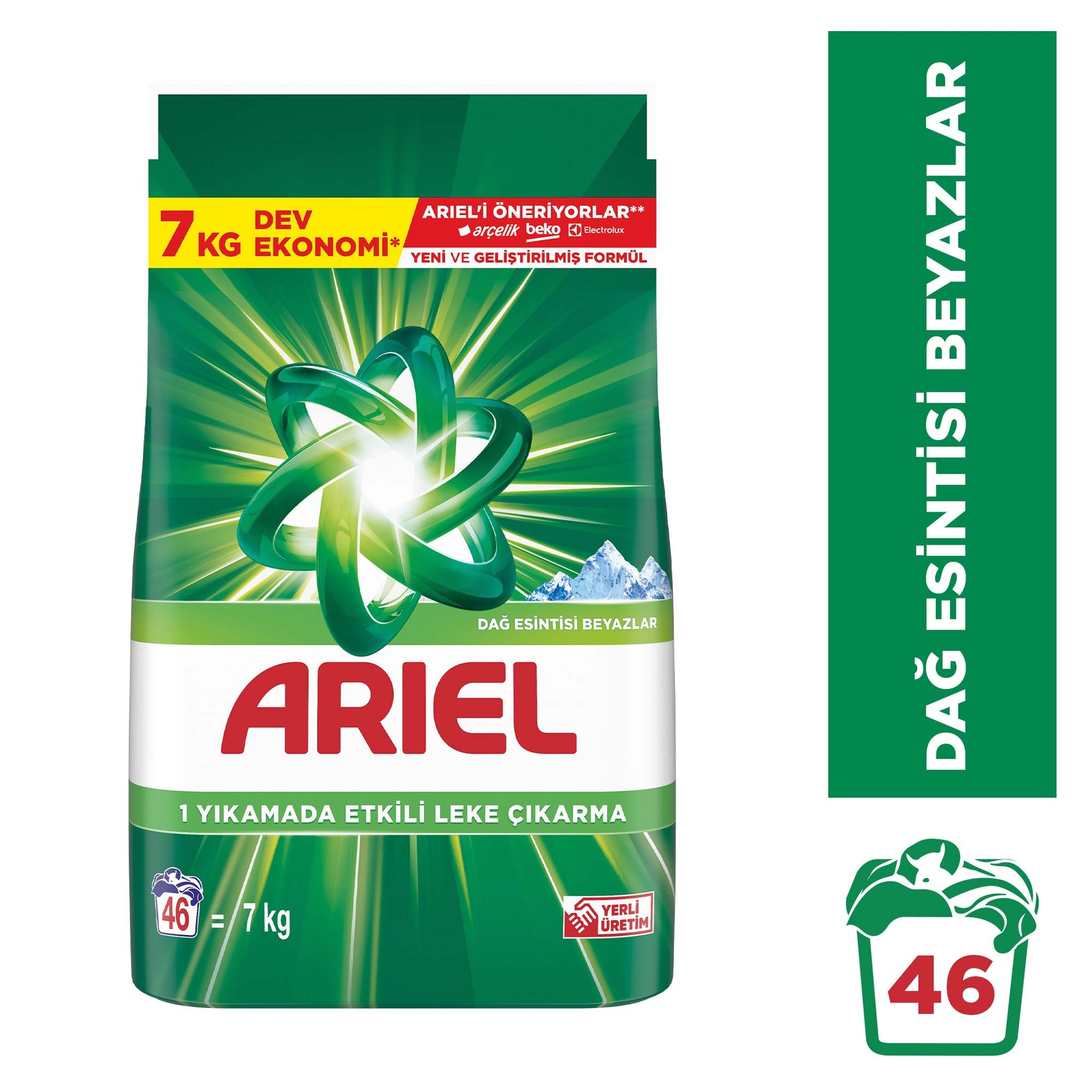 Ariel Dağ Esintisi Beyazlar 7 Kg - Görsel 2