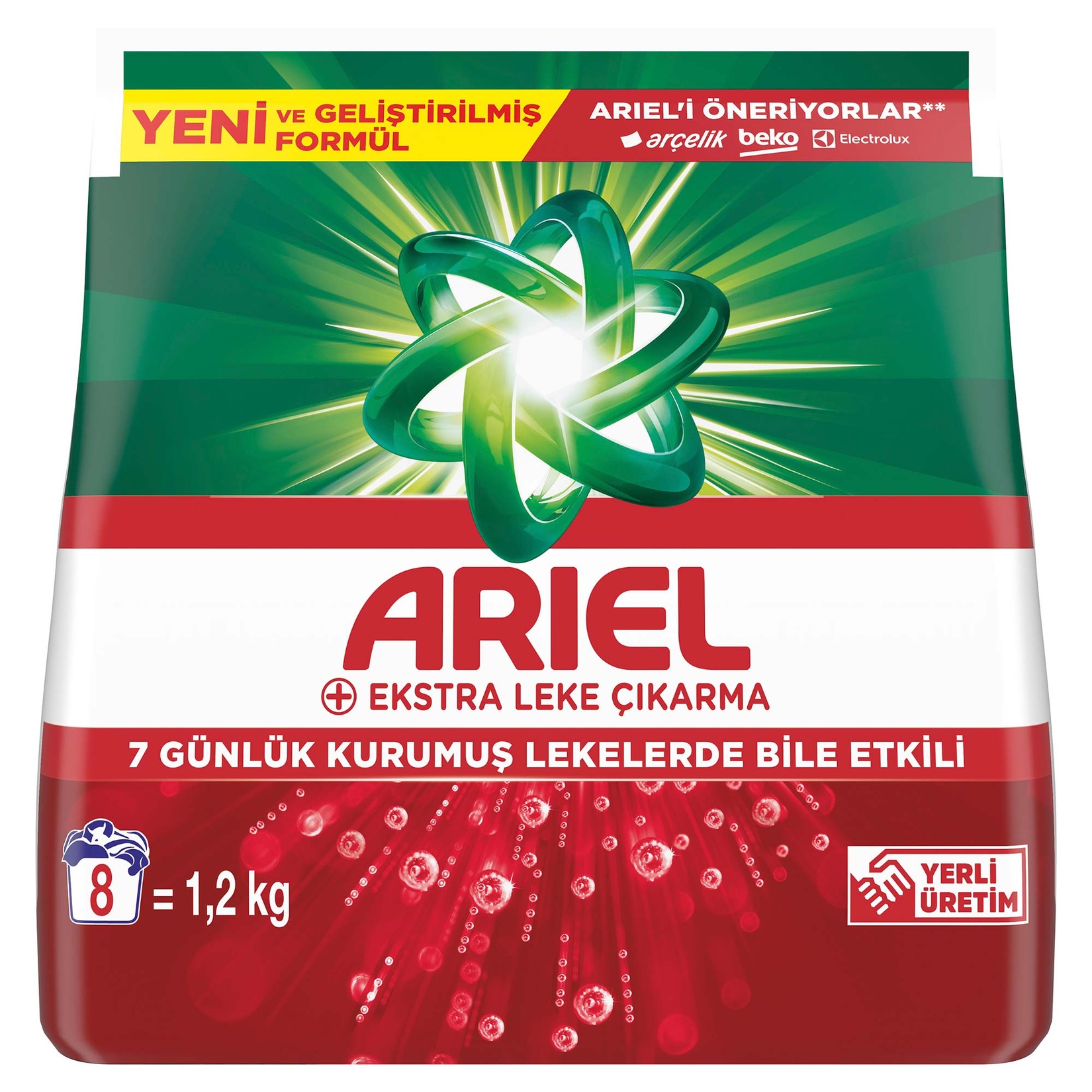Ariel OXI 1,2 Kg AquaPudra Toz Çamaşır Deterjanı - Görsel 1