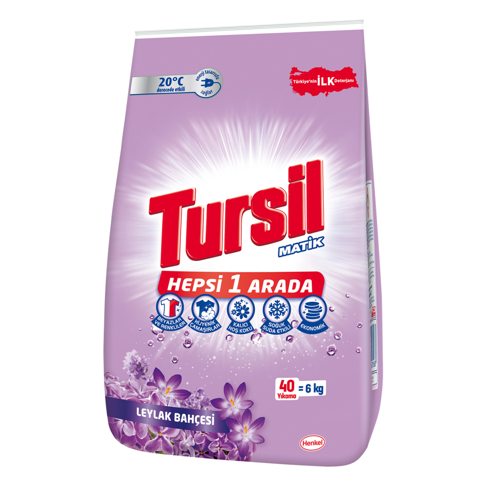 Tursil Leylak Bahçesi Toz Çamaşır Deterjanı 6 Kg
