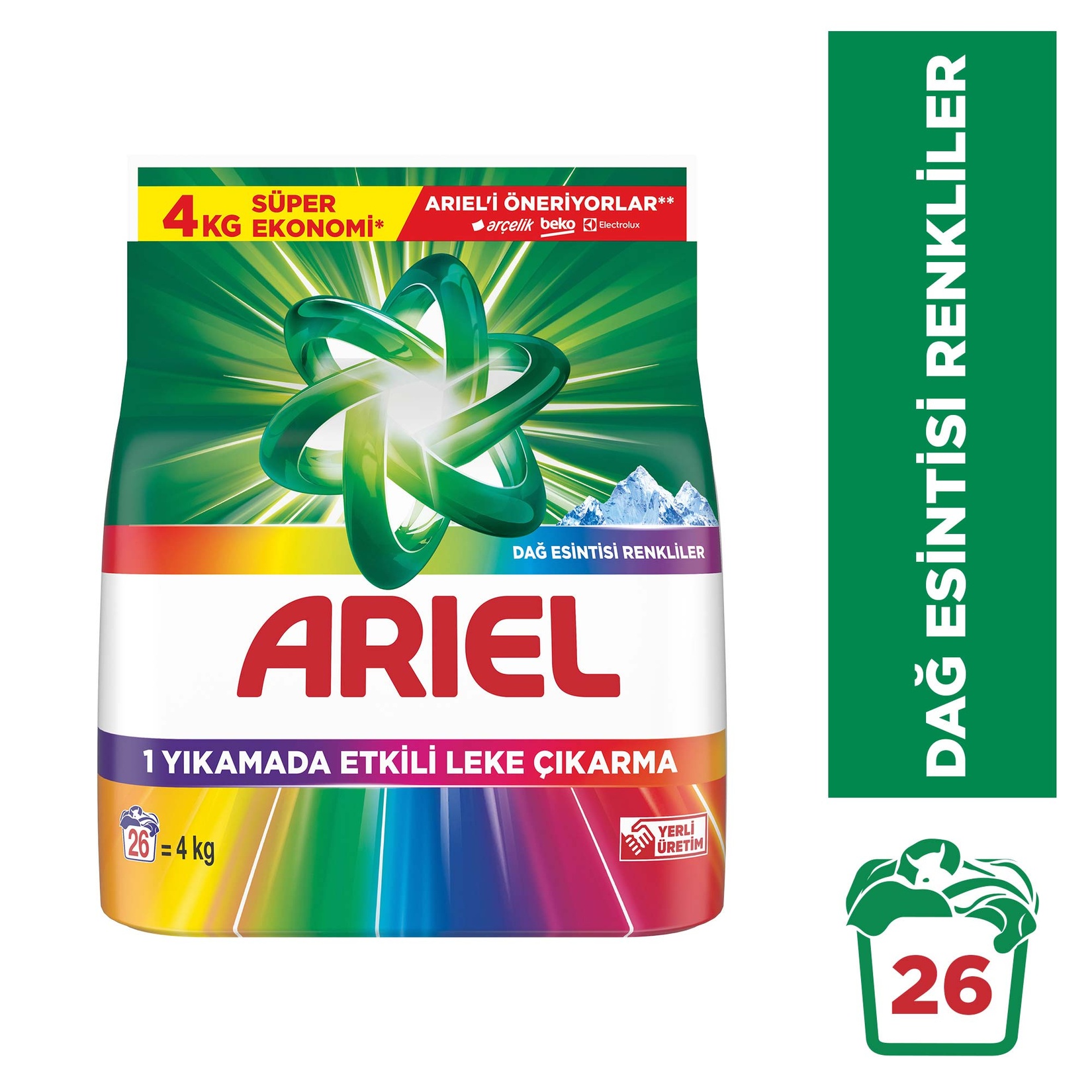Ariel Toz Parlak Renkler 4 Kg - Görsel 2