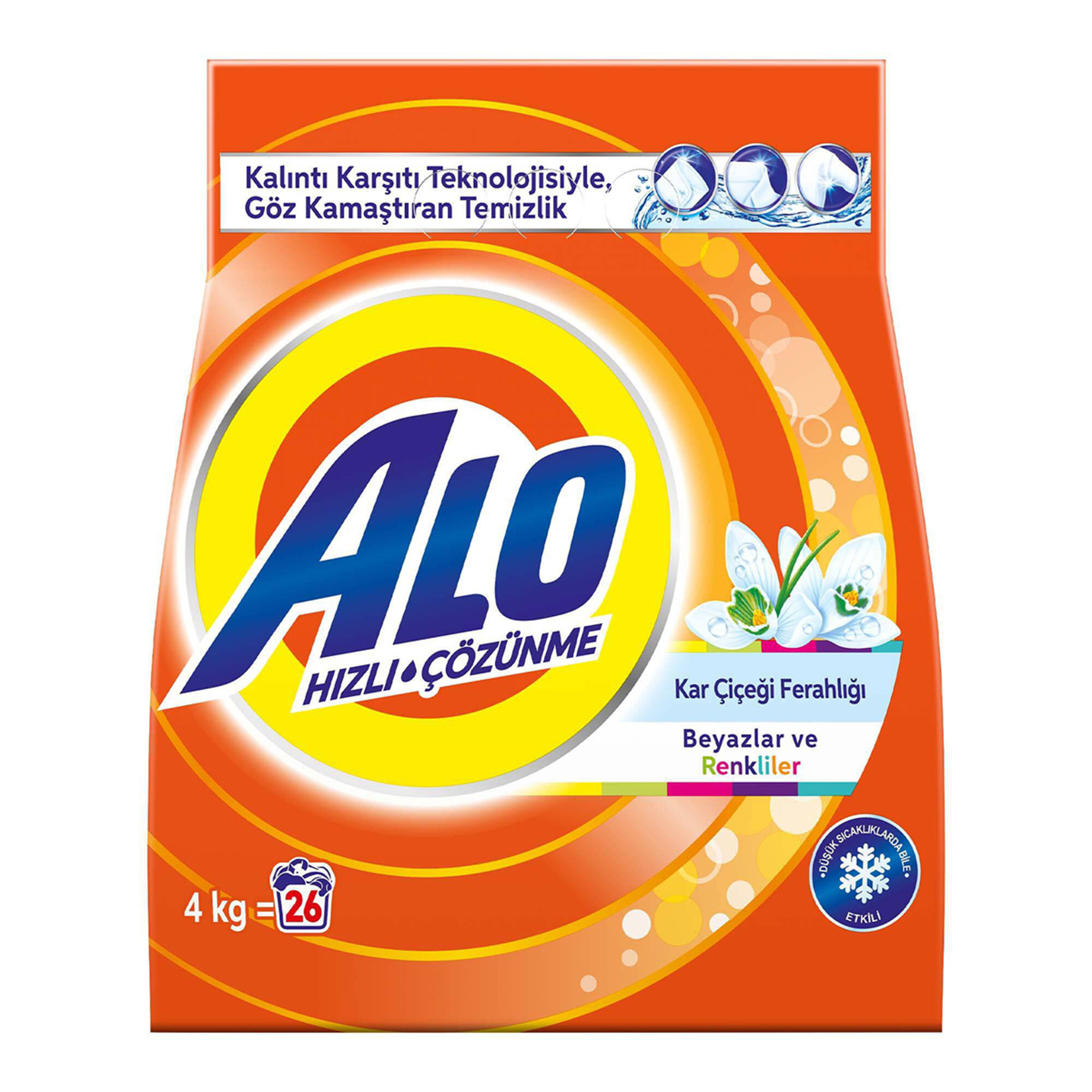 Alo Toz Beyazlar & Renkliler 4 Kg - Görsel 1