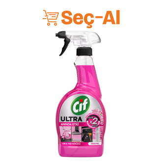 Cif Ultra Anında Etki Sakura Kir & Yağ Sökücü 1 L