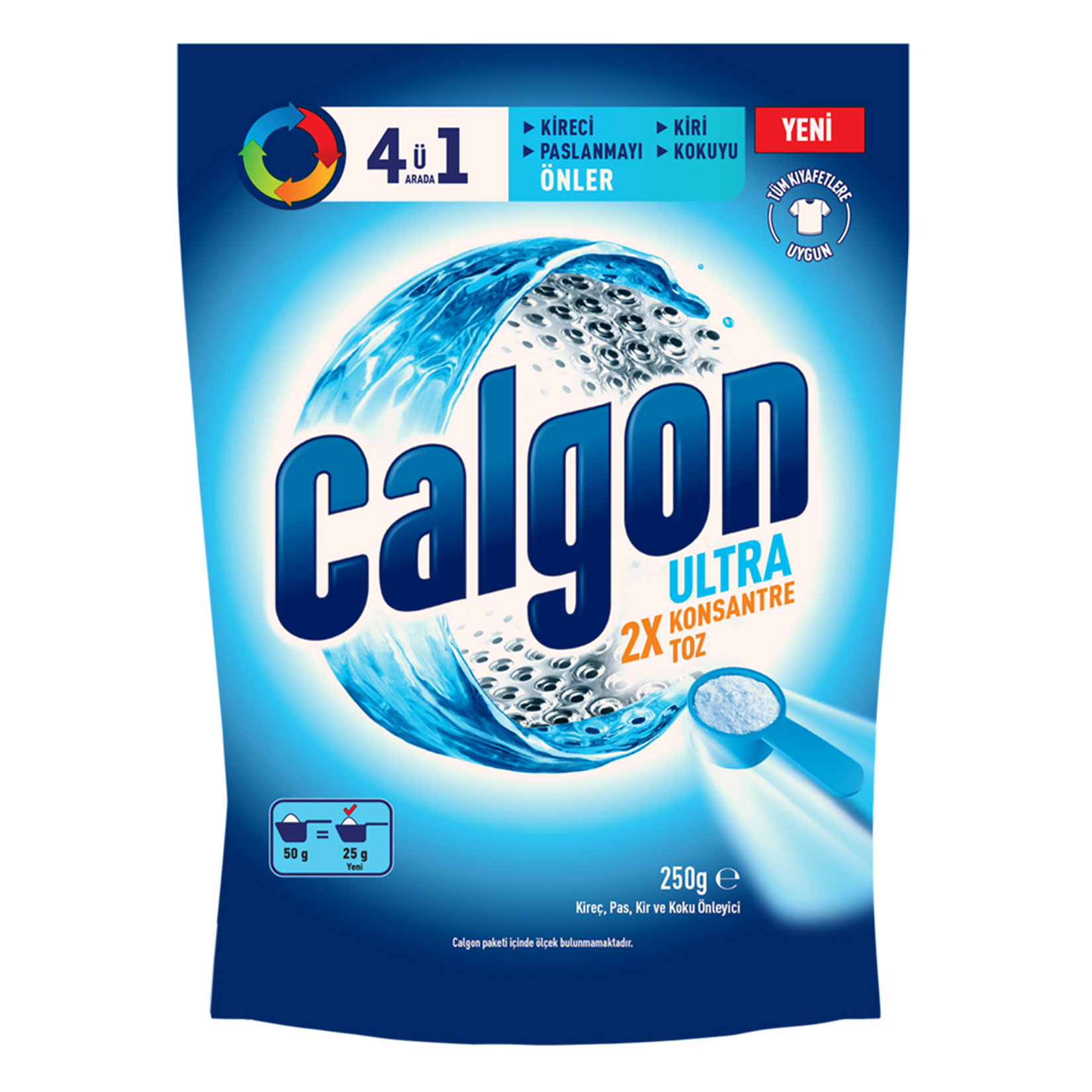 Calgon Ultra Konsantre Çamaşır Makinesi Kireç Önleyici 250G - Görsel 1