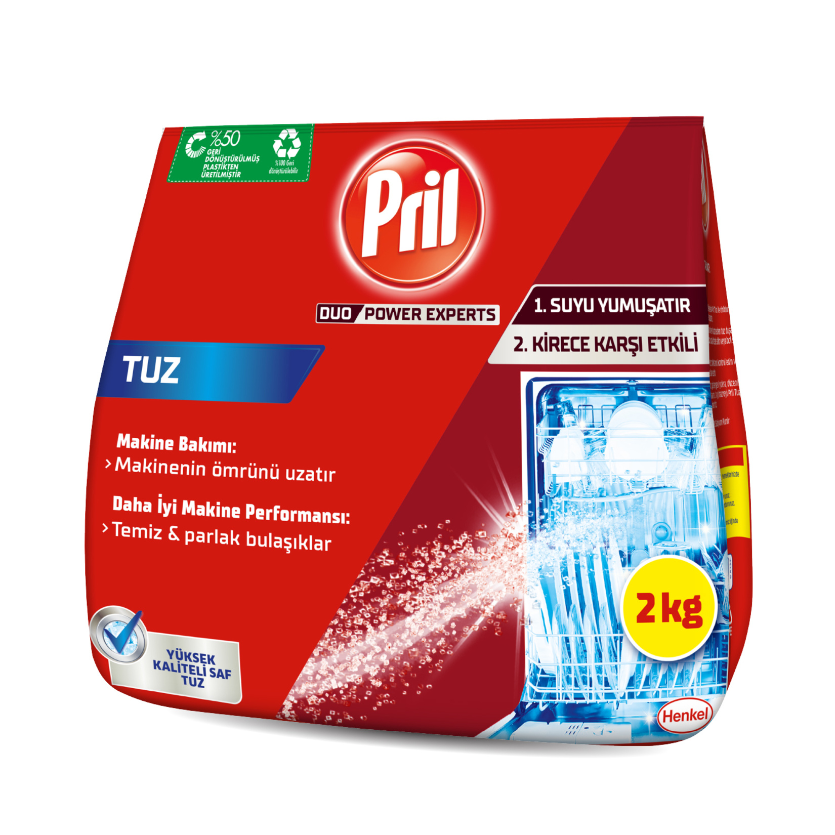 Pril Bulaşık Makinesi Tuz 2 Kg - Görsel 1