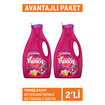 Yumoş Bakım Deterjanı Renkli 42 Yıkama 2 x 2.52 L - Görsel 1