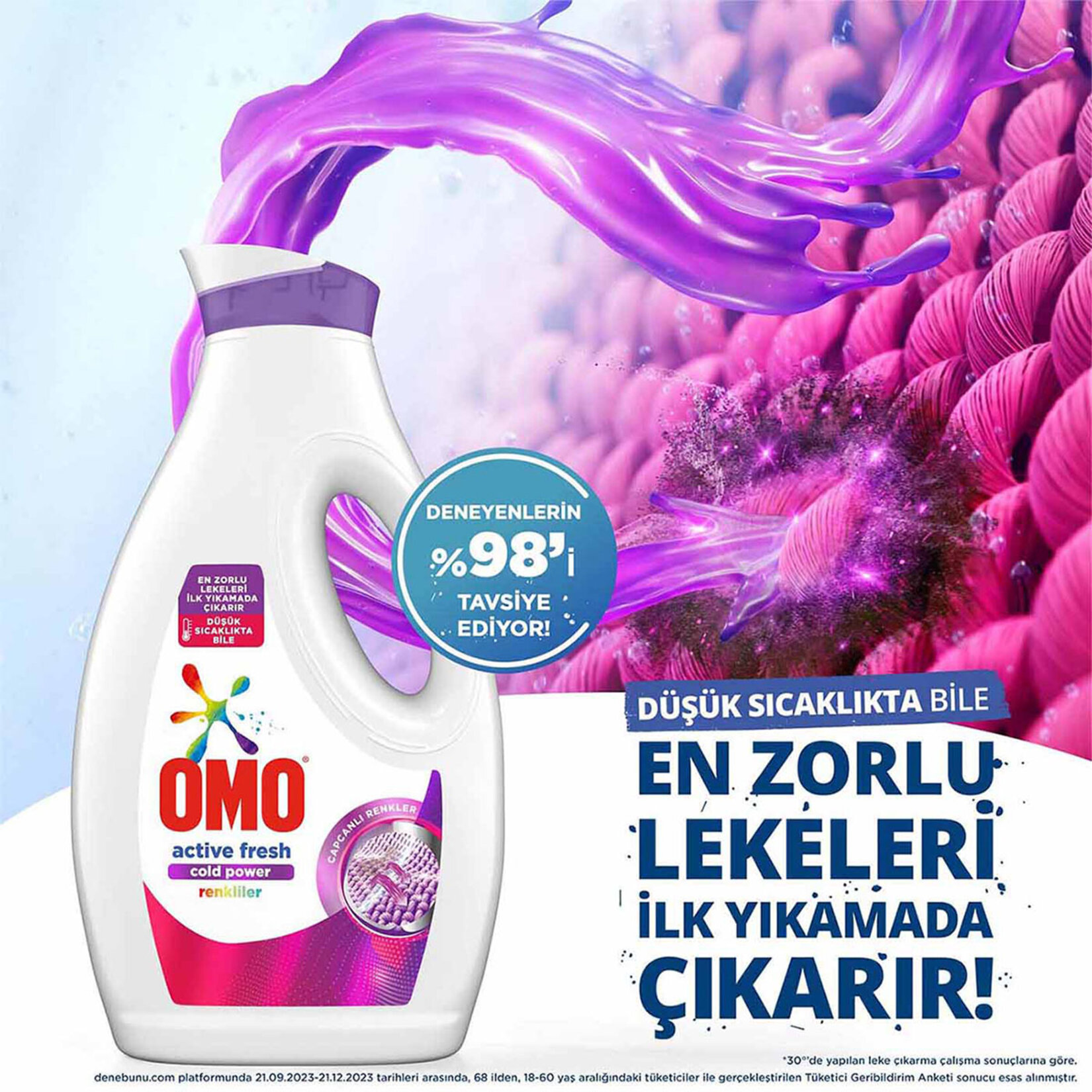 Omo Sıvı Deterjan Color 26 Yıkama 2 x 1.69 L - Görsel 3