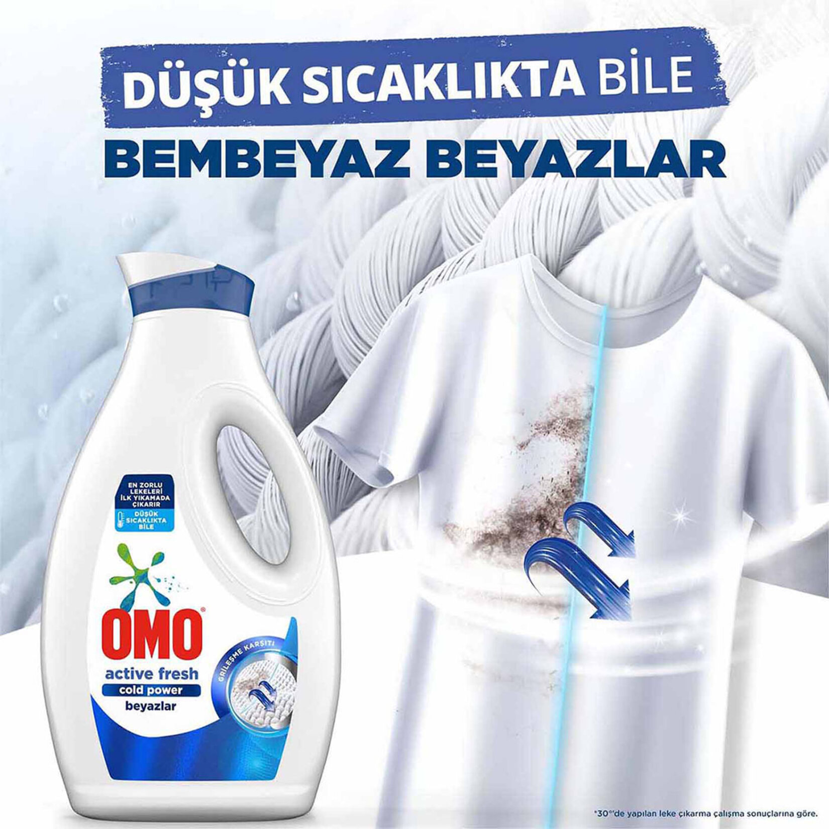 Omo Sıvı Active Fresh Beyaz 26 Yıkama 2 x 1.69 L - Görsel 5