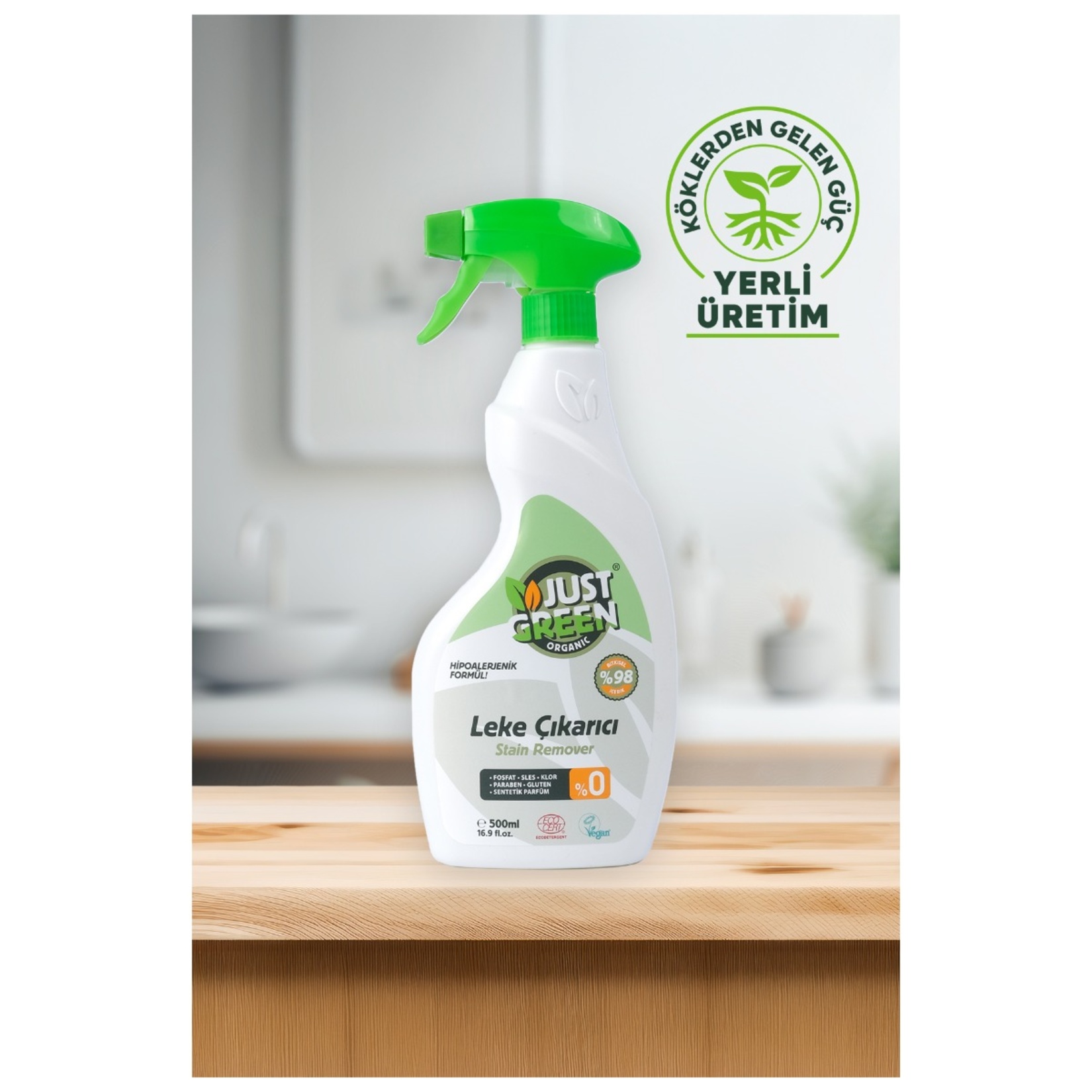 Just Green Organıc Leke Çıkarıcı 500Ml - Görsel 5