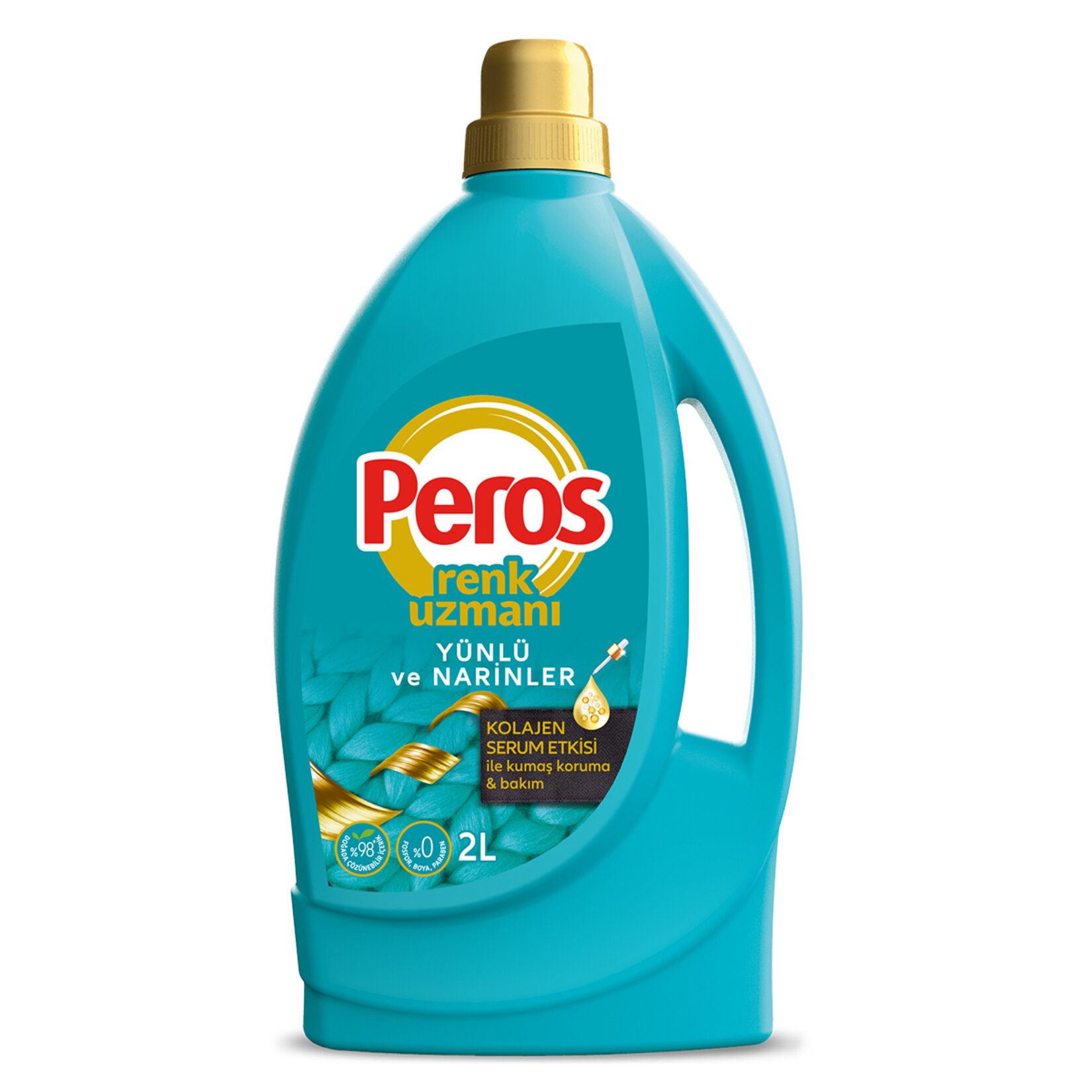 Peros Sıvı Bakım Deterjanı Narin (Turkuaz) 2L