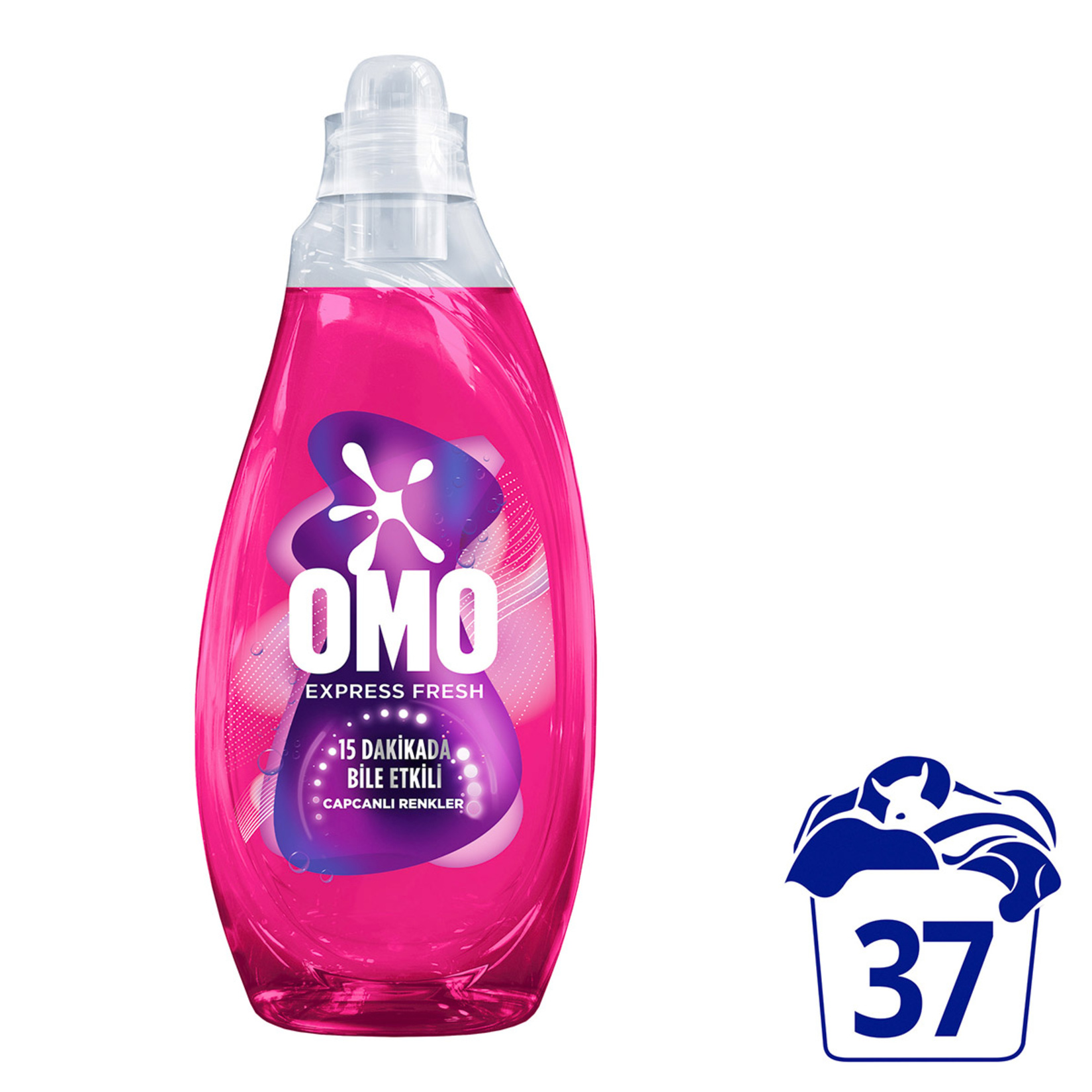 Omo Express Fresh Capcanlı Renkler Renkli ve Siyahlar 1.48 L - Görsel 2