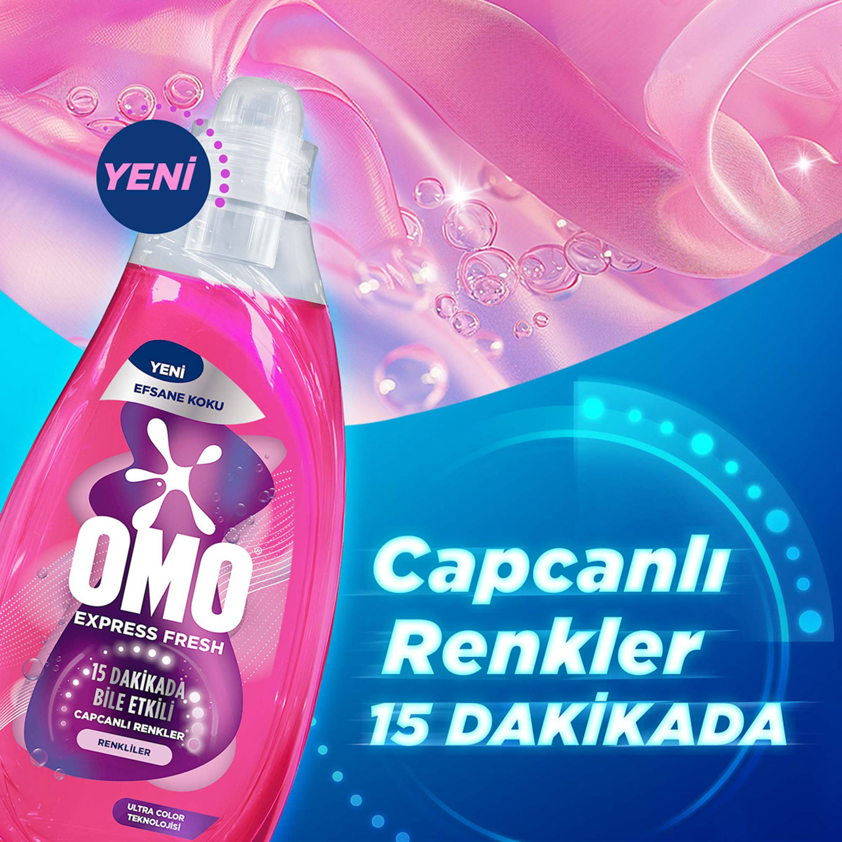 Omo Express Fresh Capcanlı Renkler Renkli ve Siyahlar 1.48 L - Görsel 4