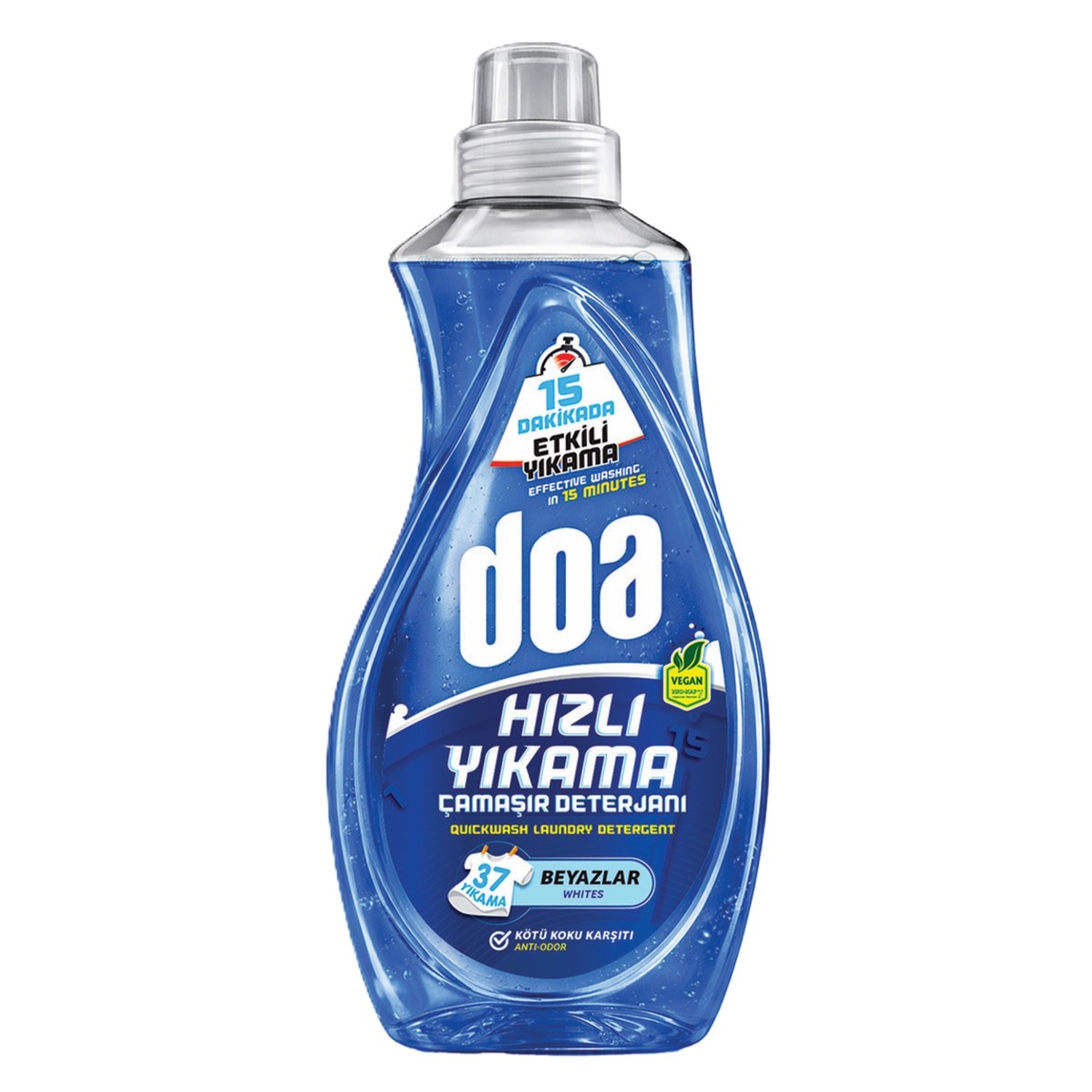 Doa Sıvı Çamaşır Deterjanı Hızlı Yıkama Beyaz 1.480 Ml