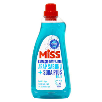 Miss Sıvı Çamaşır Deterjanı Arap Sabunu + Soda Etkili 1.5 L