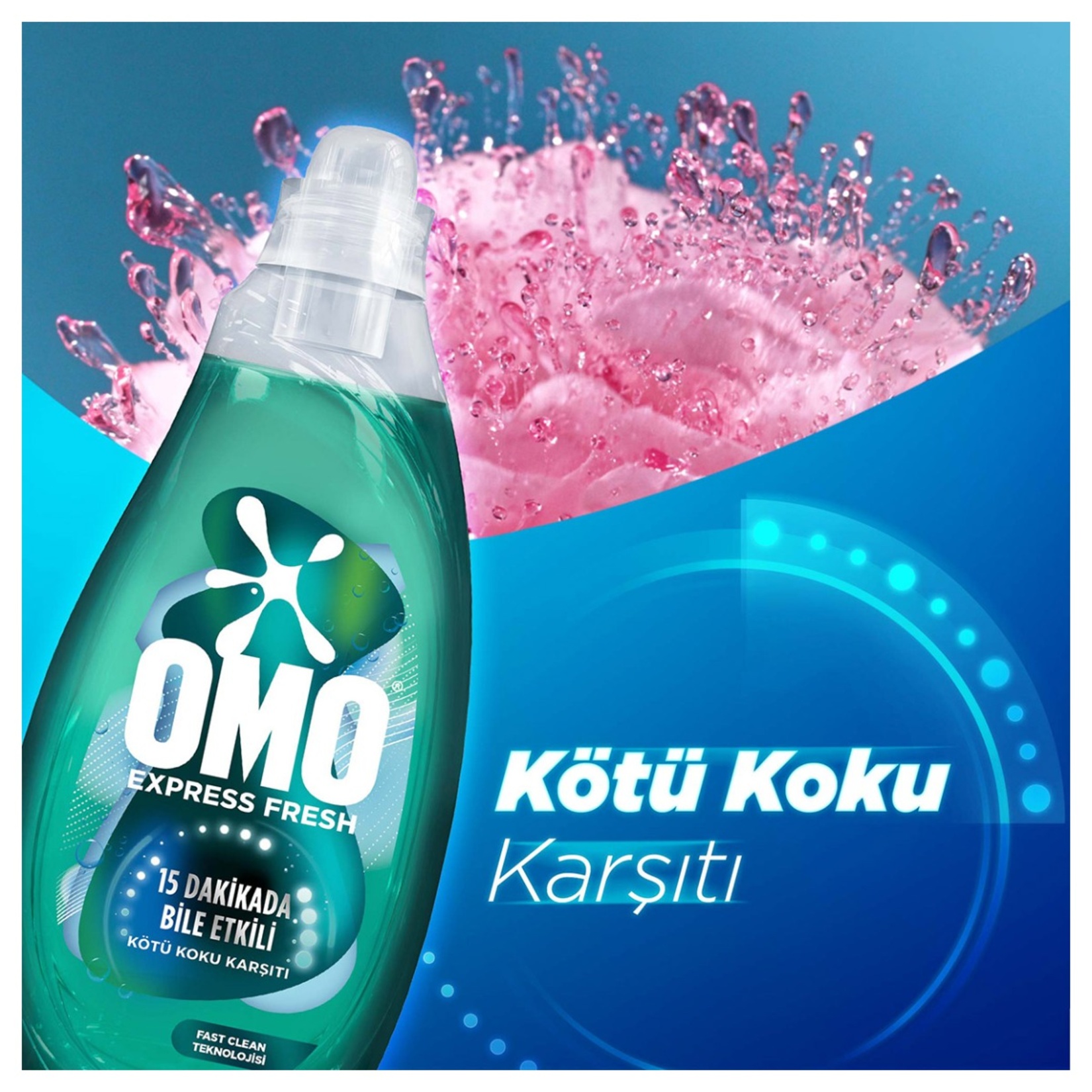 Omo Express Fresh Kötü Koku Karşıtı 2 x 1.48 L - Görsel 4