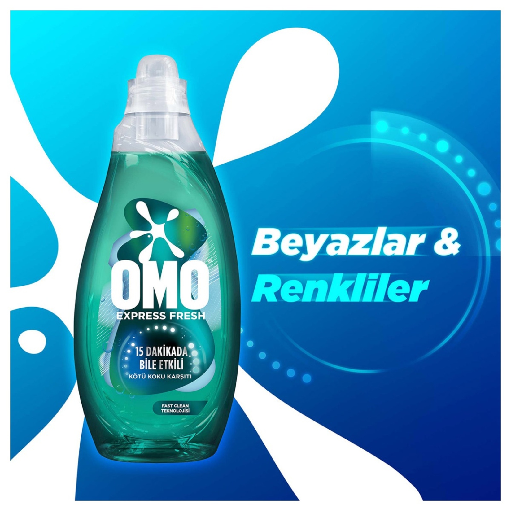 Omo Express Fresh Kötü Koku Karşıtı 2 x 1.48 L - Görsel 5