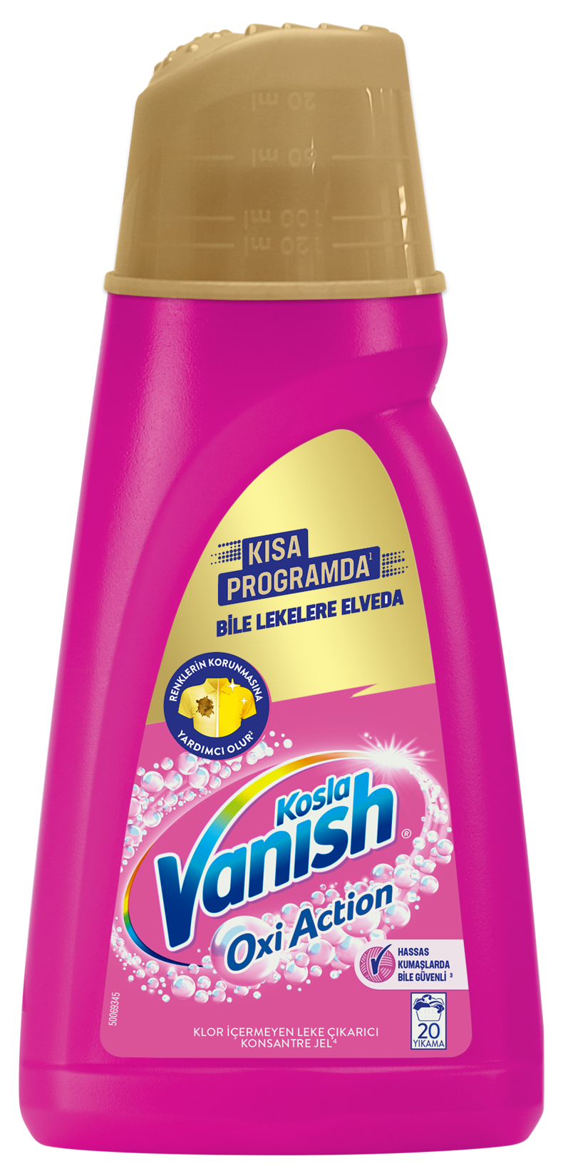 Kosla Vanish Multipower Sıvı Leke Çıkarıcı Pembe 1 L