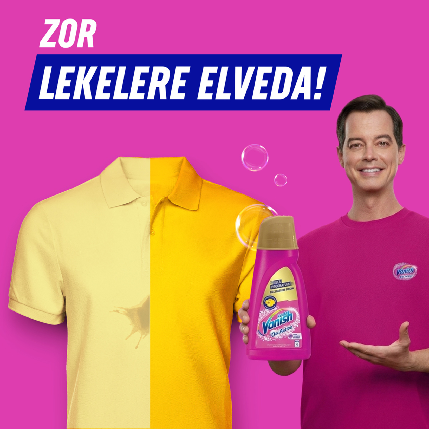 Kosla Vanish Multipower Sıvı Leke Çıkarıcı Pembe 2 L - Görsel 3