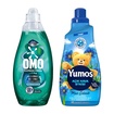 Omo Express Kötü Koku Karşıtı 1480 Ml + Yumoş Mavi Gelincik 1440 Ml - Görsel 1