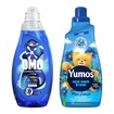 Omo Express Beyazlar 1.480 Ml + Yumoş Mavi Gelincik 1.440 Ml - Görsel 1