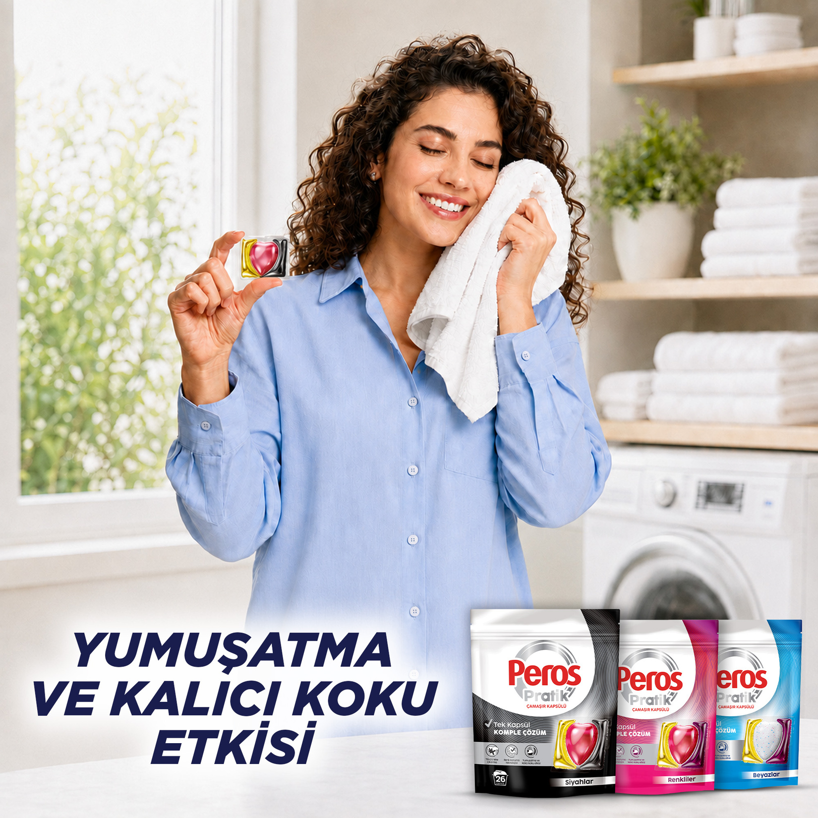Peros Pratik Çamaşır Kapsülü Siyahlar 26'lı 421 G - Görsel 8