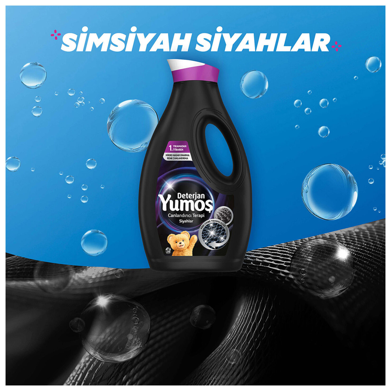 Yumoş Bakım Deterjanı Siyah 28 Yıkama 1.69 L - Görsel 4
