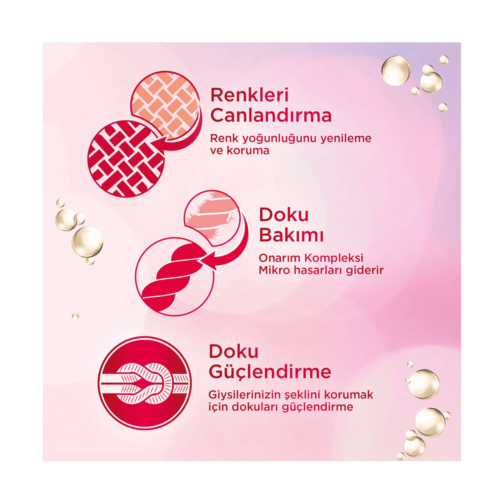 Perwoll Hassas Bakım Sıvı Çamaşır Deterjanı 2L (33 Yıkama) Renkli Yenileme - Görsel 3