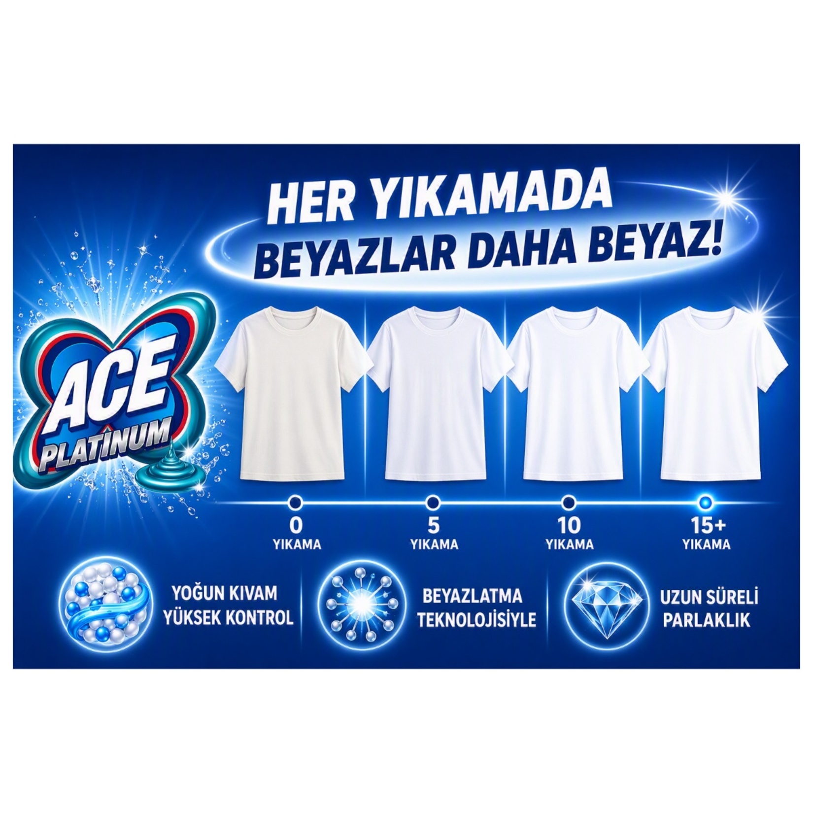 Ace Platinum Anadolu Ferahlığı Çamaşır Suyu 1L - Görsel 5