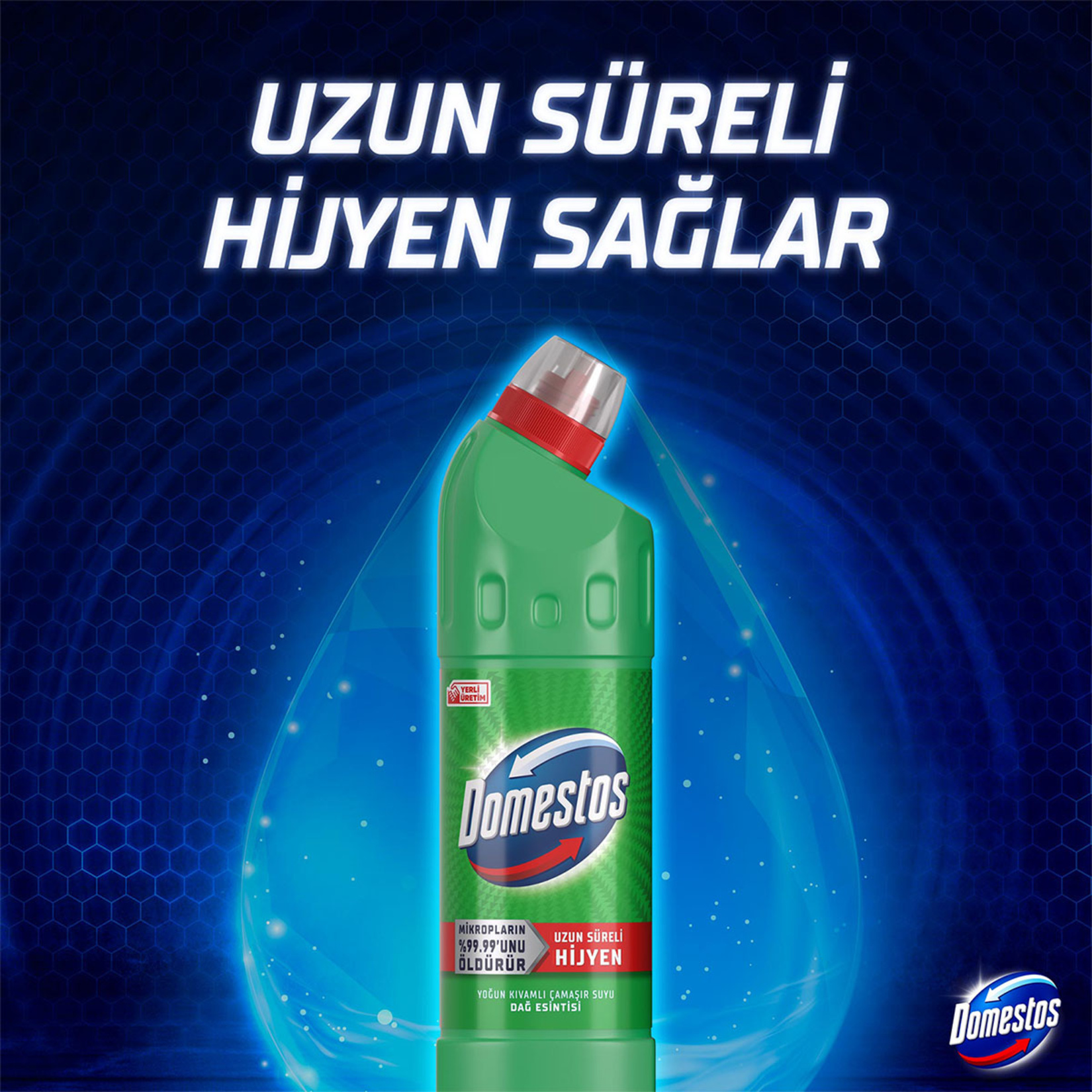 Domestos Köpük Beyaz Sabun 450 Ml + Domestos Dağ Esintisi 750 Ml - Görsel 2