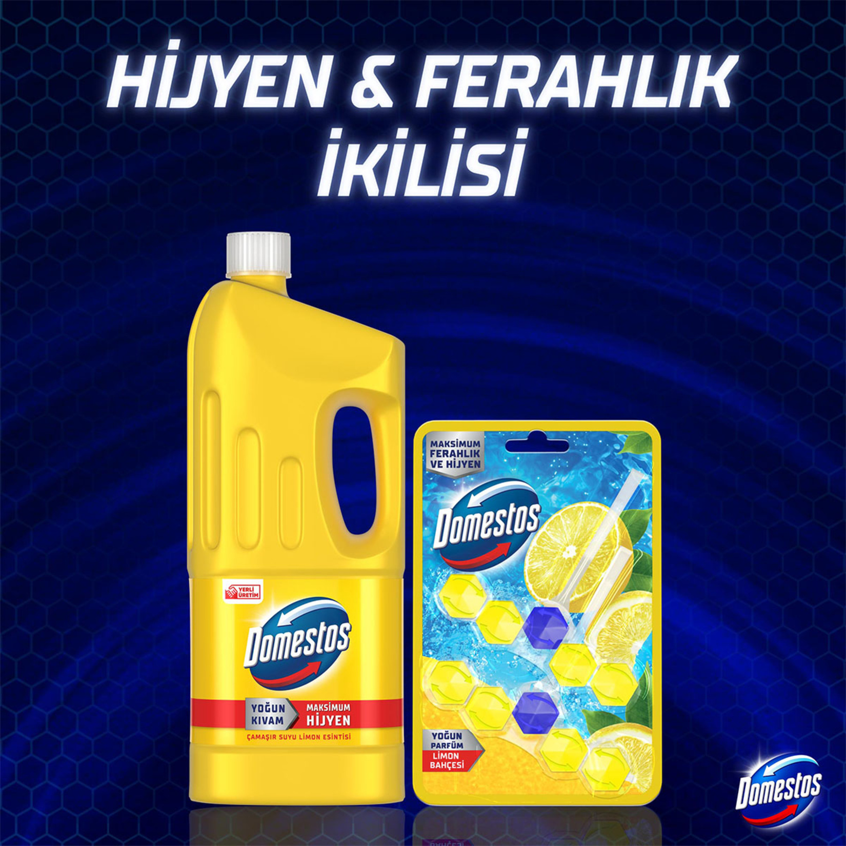 Domestos Yoğun Kıvamlı Çamaşır Suyu Limon Esintisi 1.850 Ml - Görsel 5
