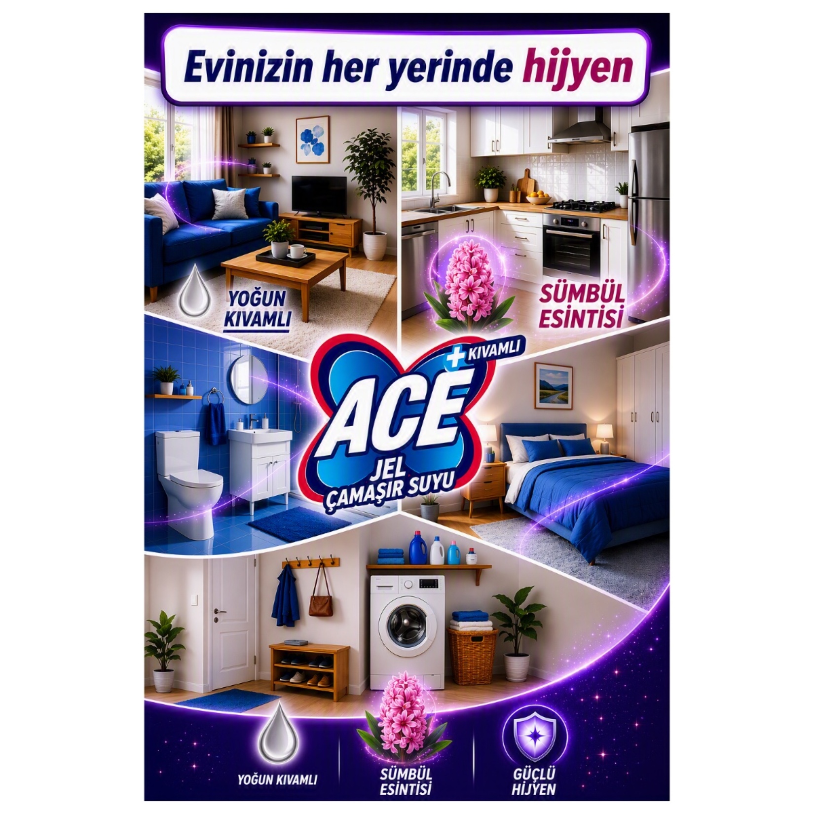 Ace Ultra Powerjel Dağ Ferahlığı 3 Kg - Görsel 3