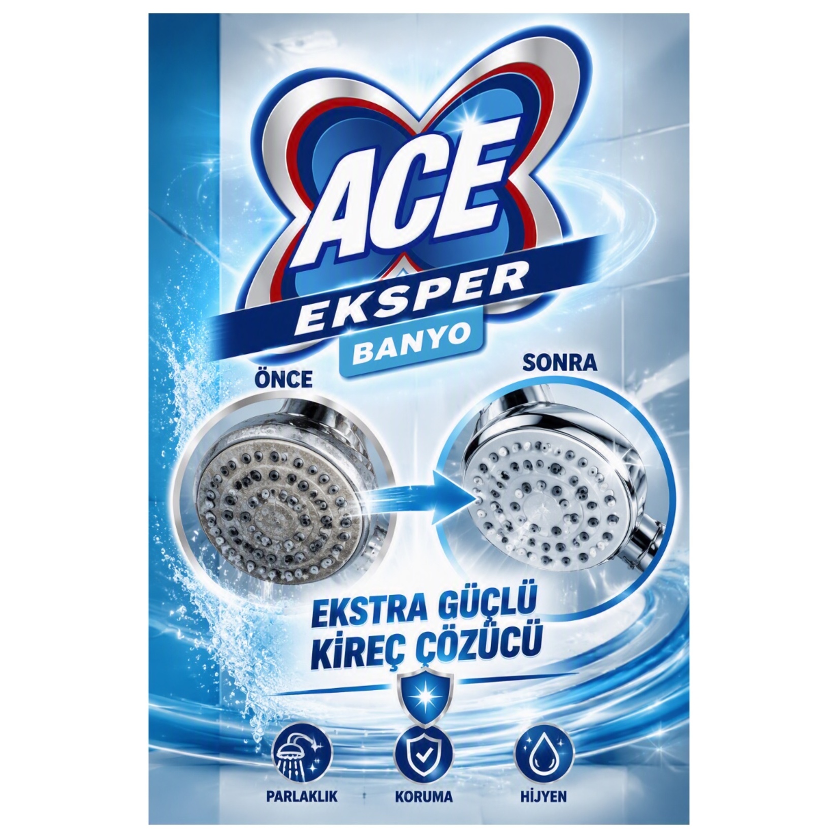 Ace Çamaşır Susuz Banyo Temizleme Spreyi 700Ml - Görsel 3