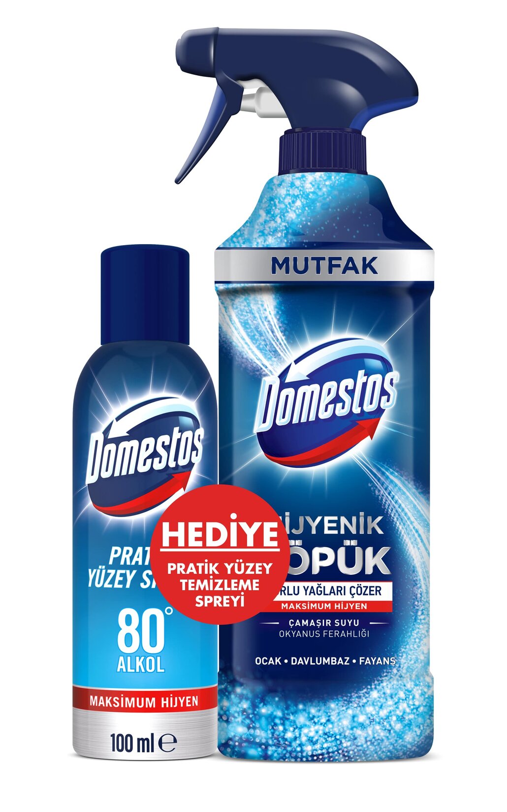 Domestos Kopuk Mtf + Domestos Aeros100 9x550ml