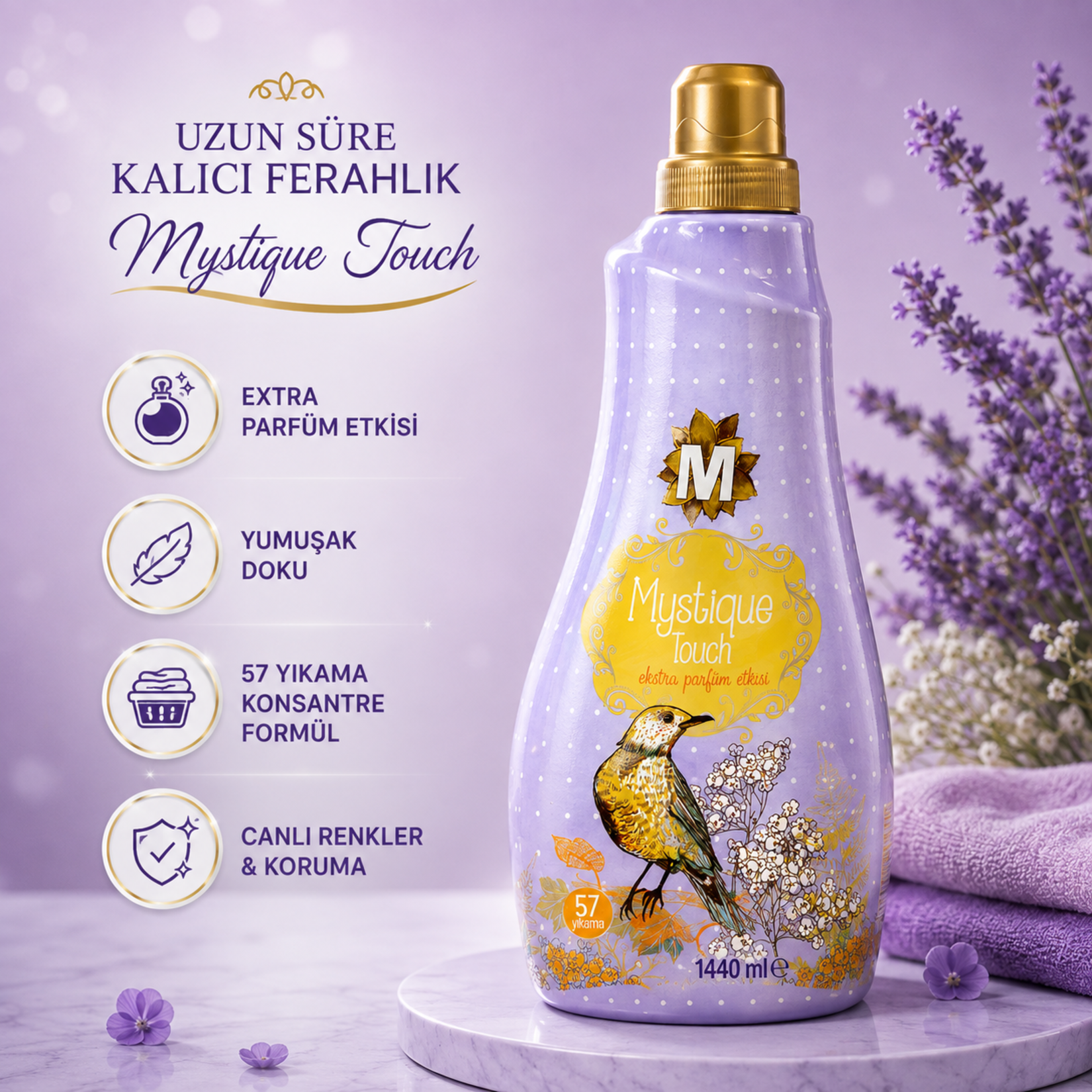 Migros Mystıique Touch Konsantre Yumuşatıcı 1440 Ml - Görsel 2