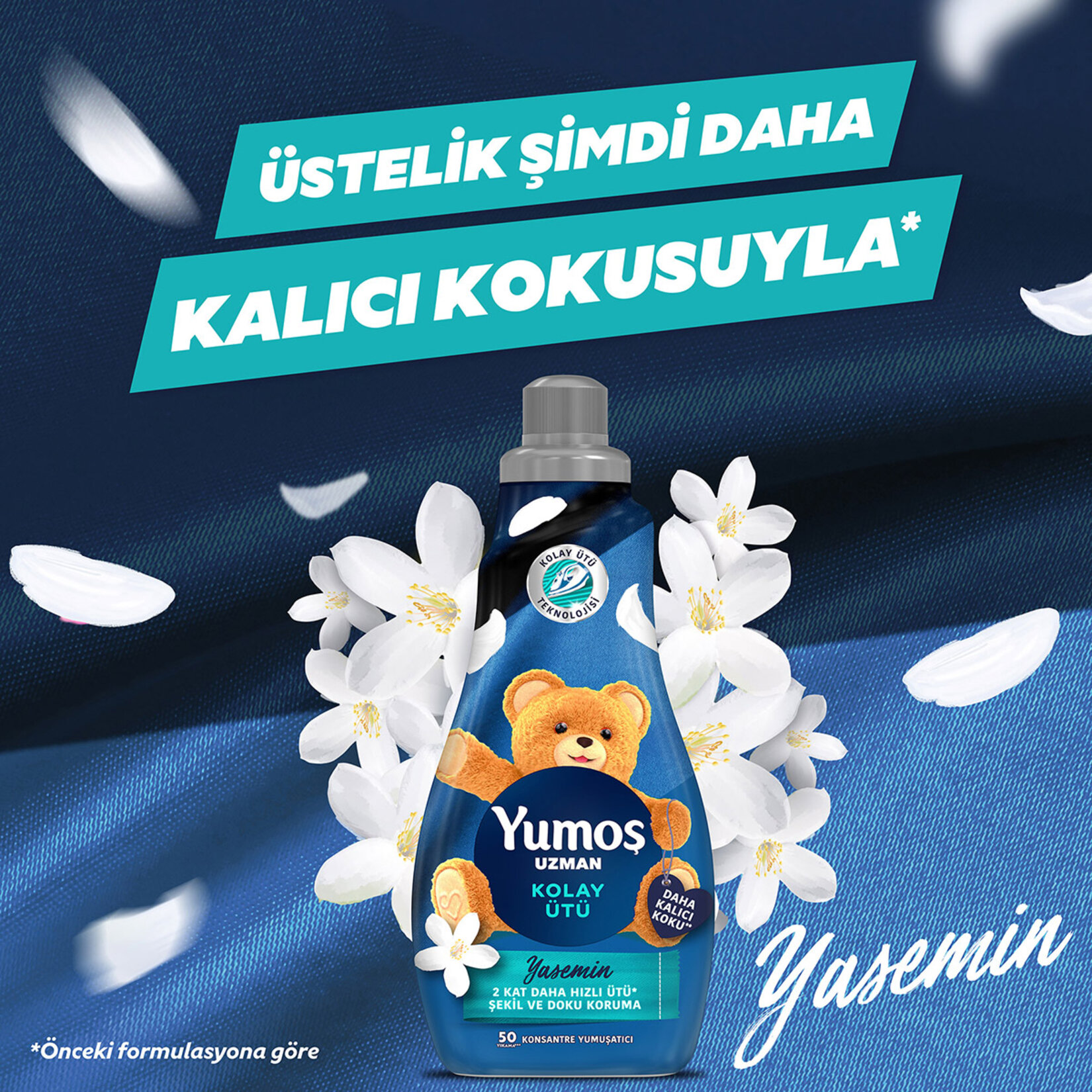 Yumoş Uzman Kolay Ütü Konsantre Yumuşatıcı 1200 Ml - Görsel 5