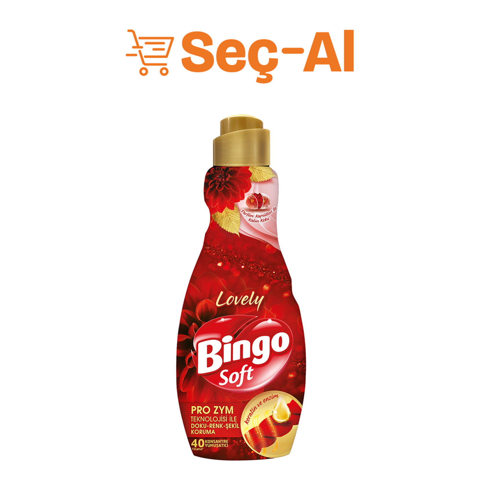 Bingo Soft Konsantre Lovely Yumuşatıcı 960 Ml