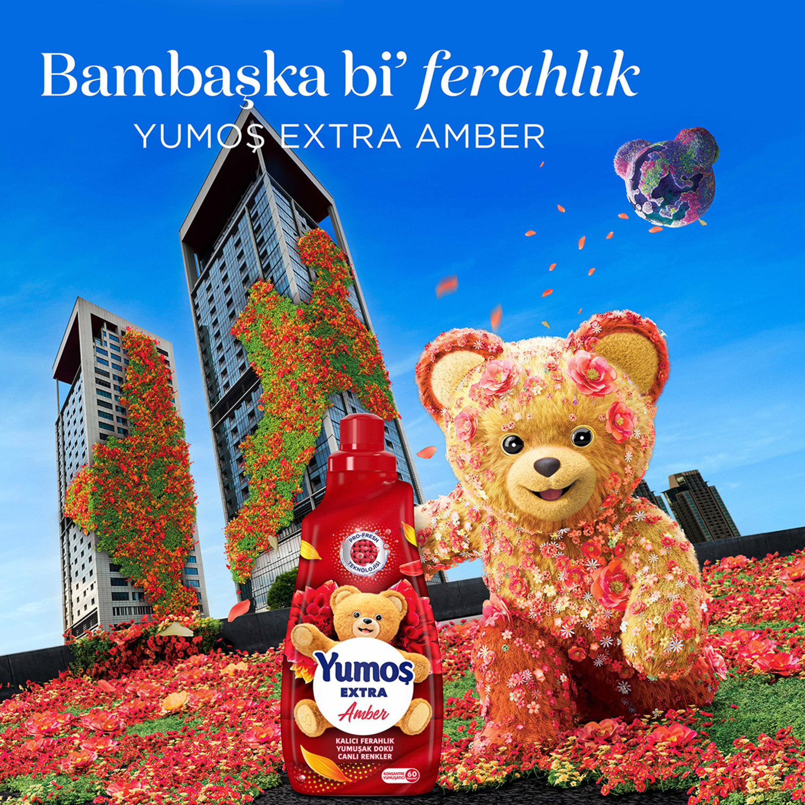 Yumoş Extra Amber 3 x 1440 Ml - Görsel 3