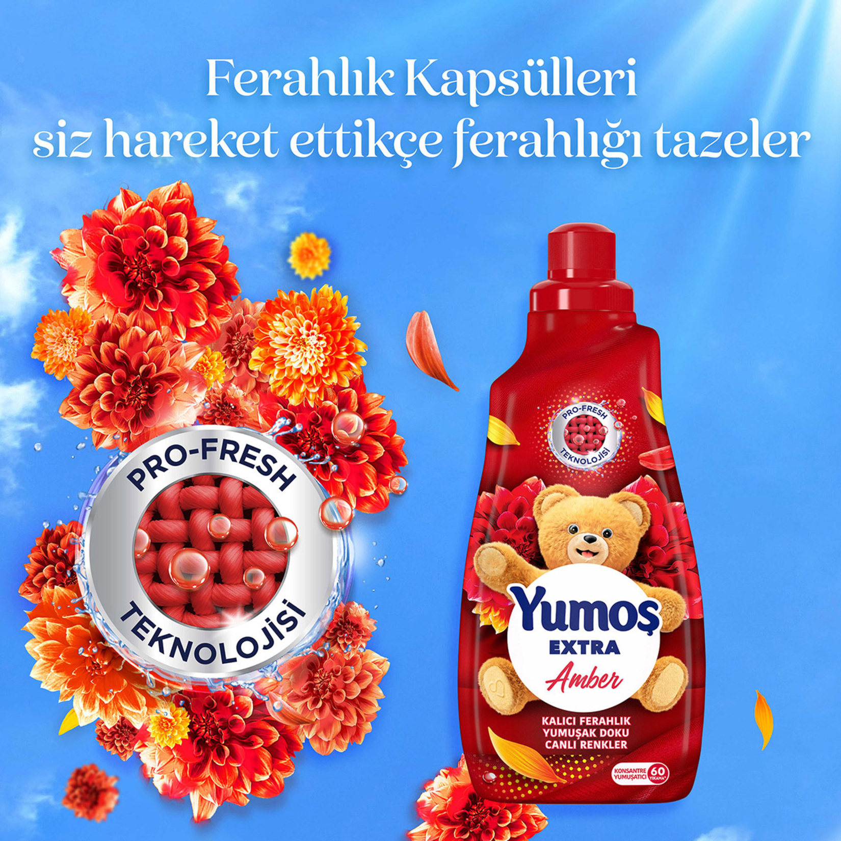 Yumoş Extra Amber 3 x 1440 Ml - Görsel 5