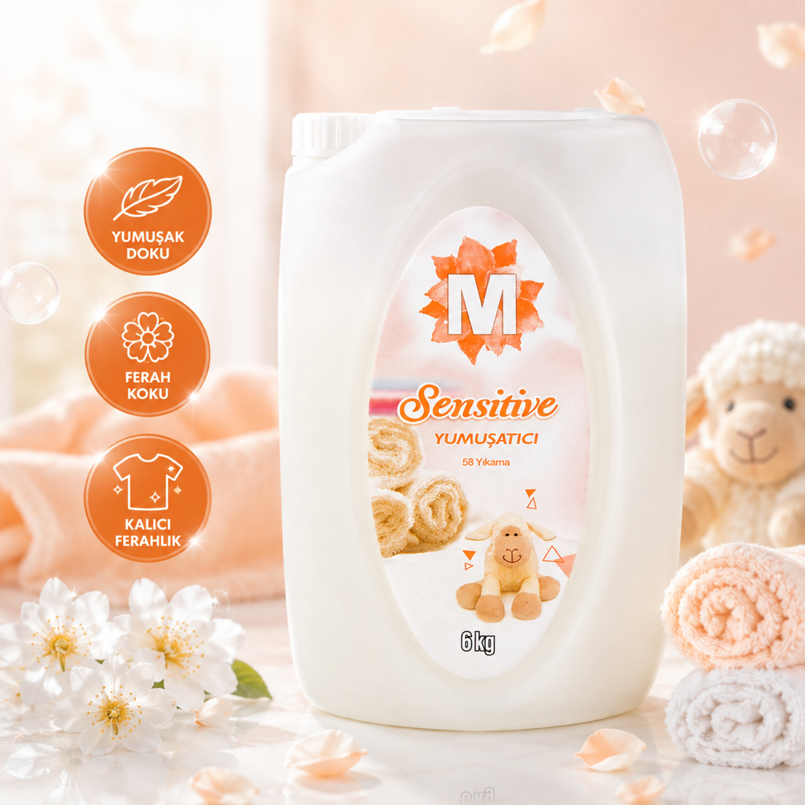 Migros Yumuşatıcı Sensitive 5800 Ml - Görsel 2