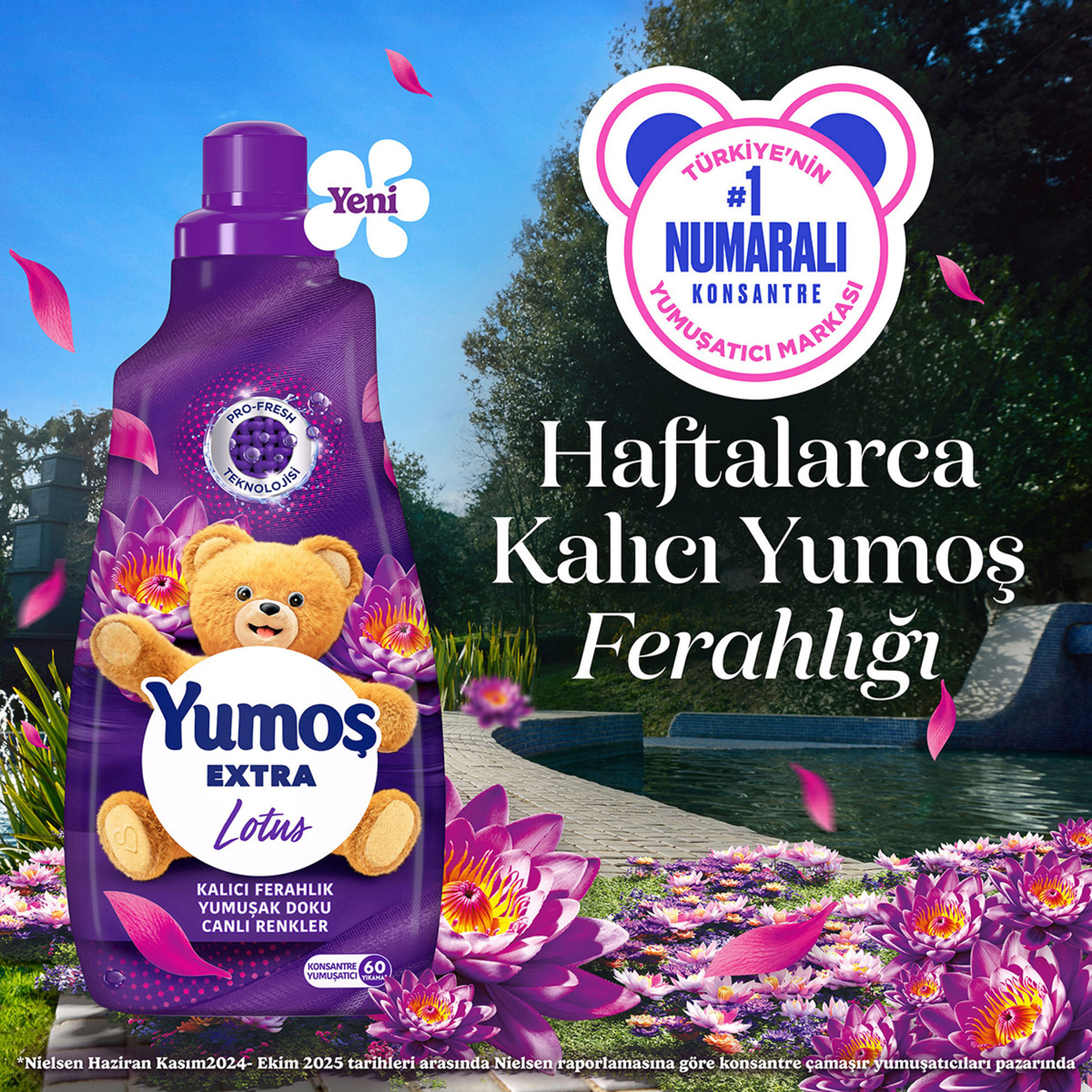 Yumoş Extra Lotus 3 x 1.440 Ml - Görsel 4