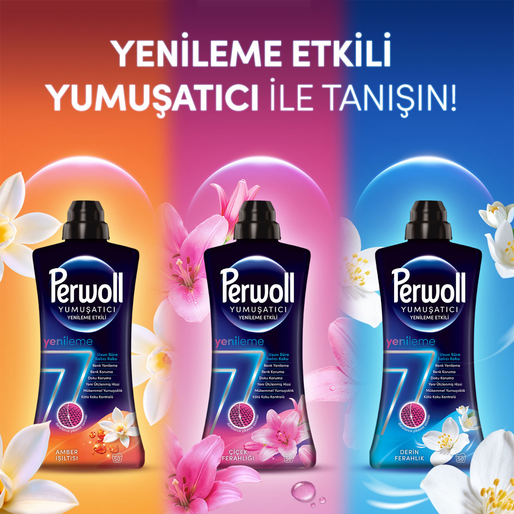 Perwoll Yumuşatıcı Derin Ferahlık 1.2 L - Görsel 9