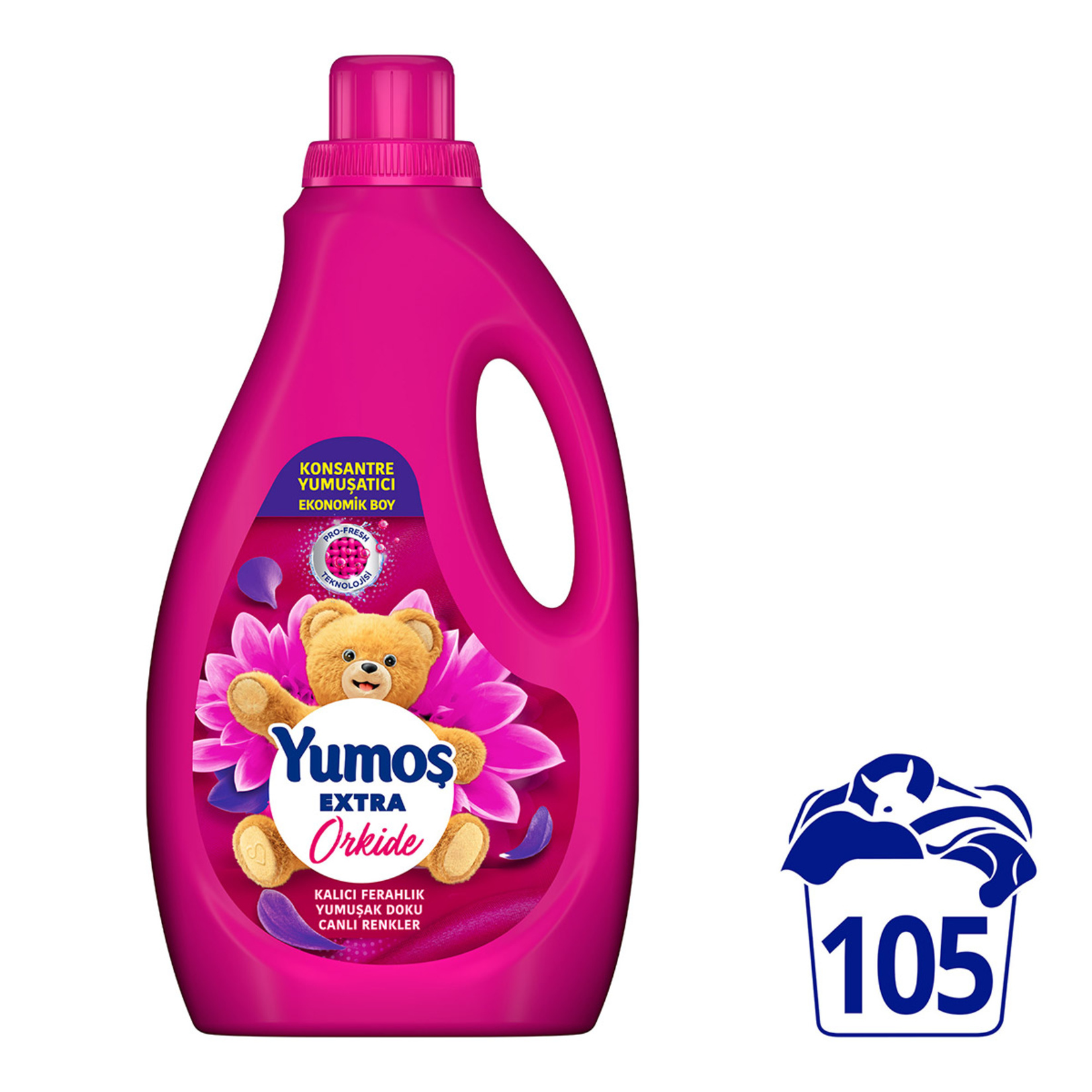 Yumoş Extra Konsantre Çamaşır Yumuşatıcısı Orkide 2520 Ml - Görsel 2