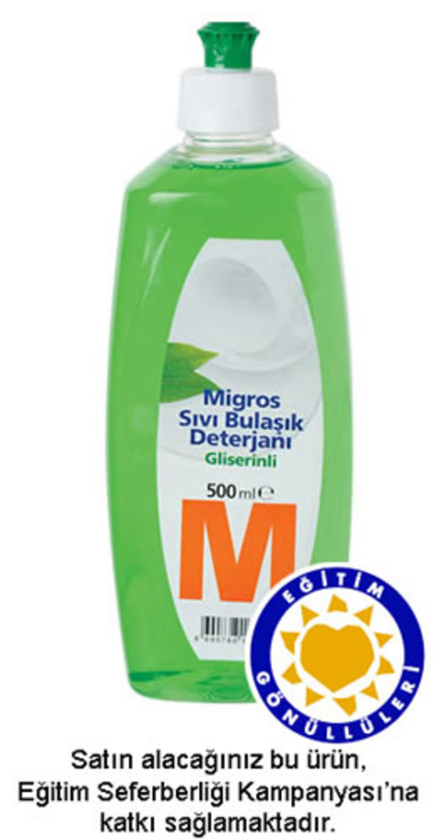 Migros Sıvı Bulaşık Deterjanı 500 Ml