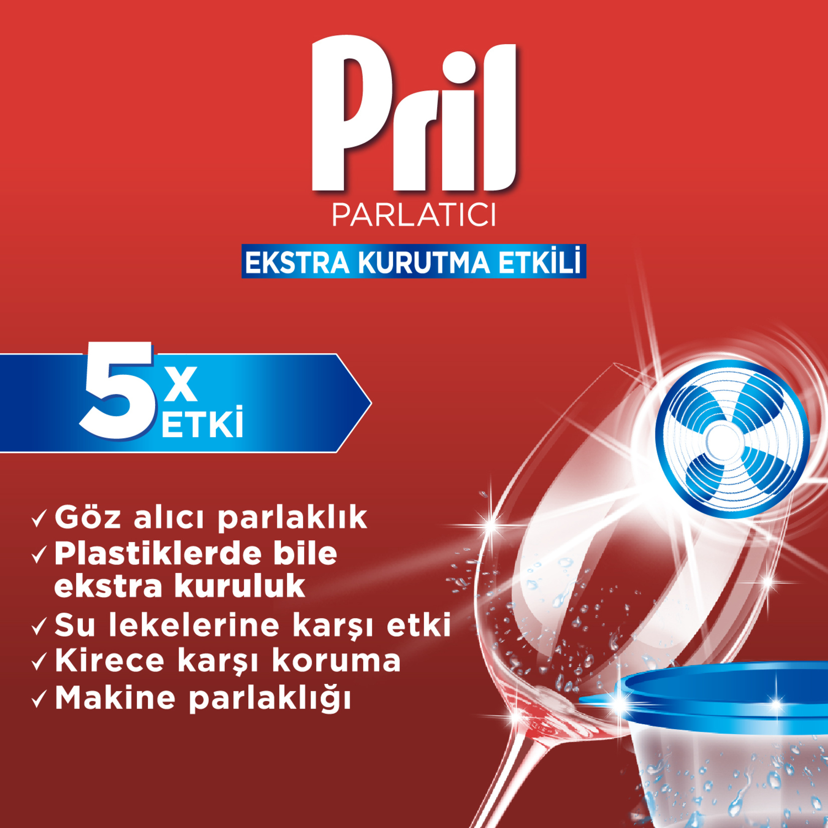Pril Ekstra Kurutma Etkili Parlatıcı 750 Ml - Görsel 3