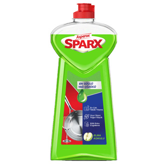 Asperox Sparx Elma Kokulu Sıvı Bulaşık Deterjan 1.2 L