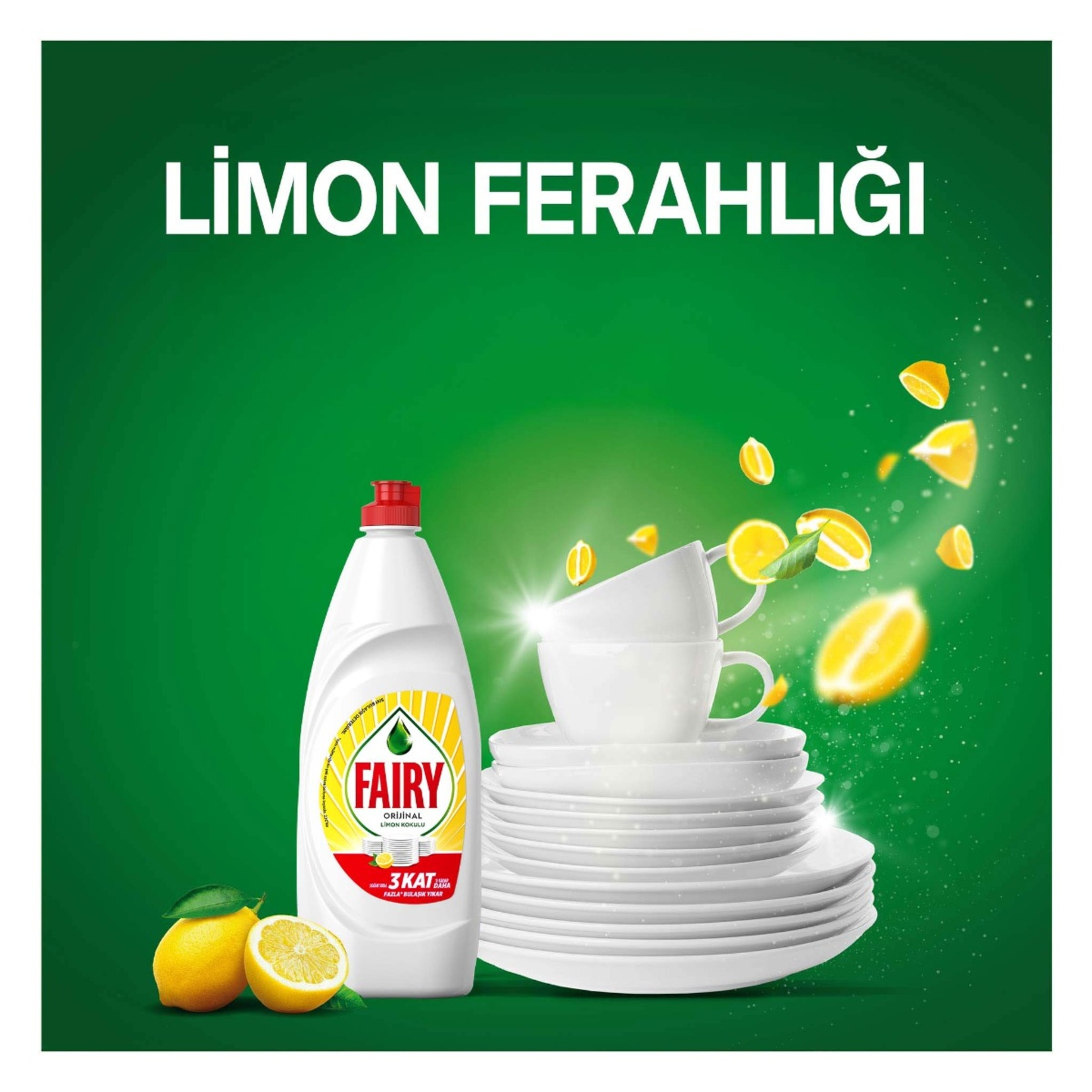Fairy Sıvı Bulaşık Deterjanı Limon 1350 Ml - Görsel 6