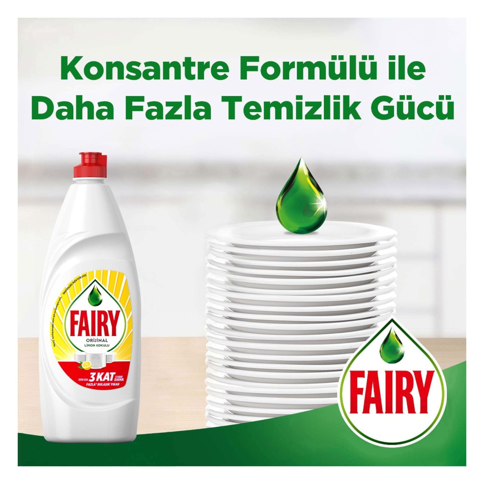 Fairy Sıvı Bulaşık Deterjanı Limon 1350 Ml - Görsel 7