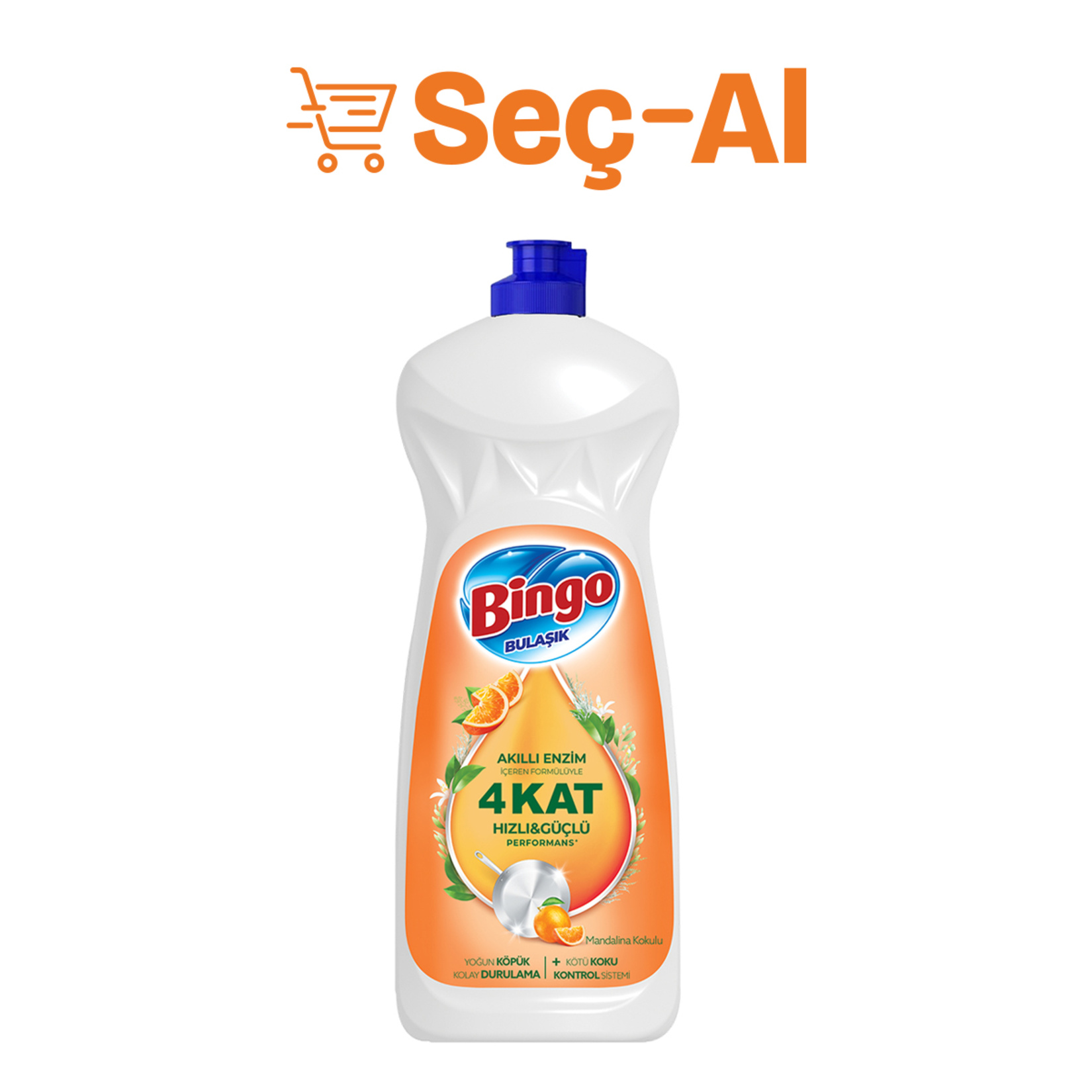 Bingo Elde Bulaşık Deterjanı Mandalina 1500 Ml